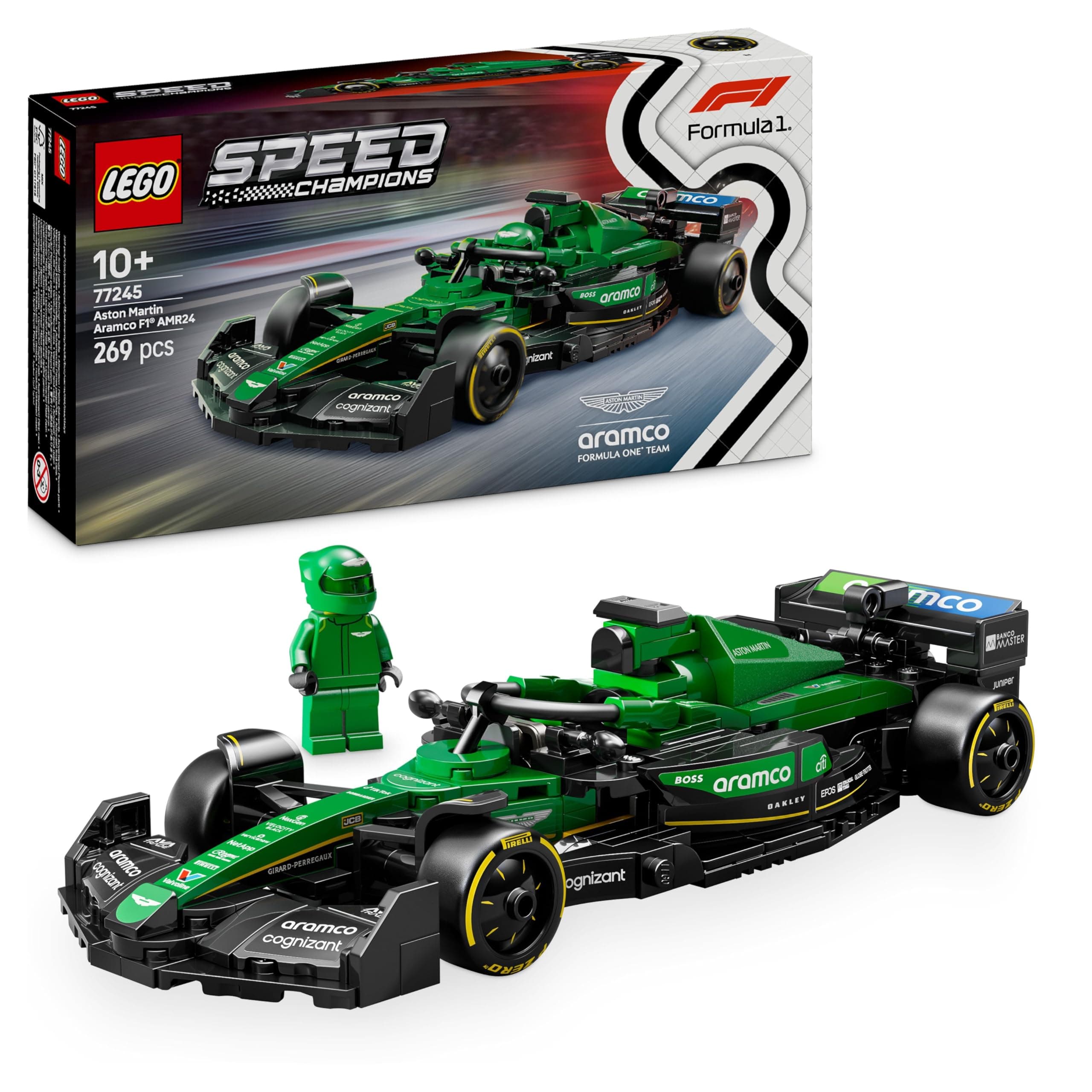 LEGO® Speed Champions 77245 - Болид Aston Martin Aramco F1® AMR24