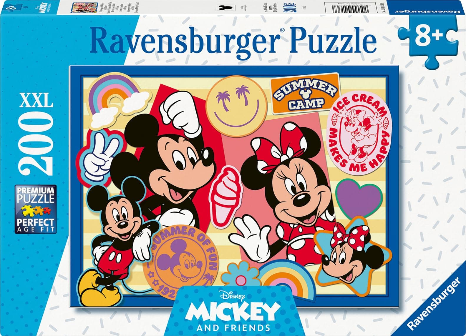 Пъзел Ravensburger 200 ел. XXL - Пътуването на Мики и Мини!