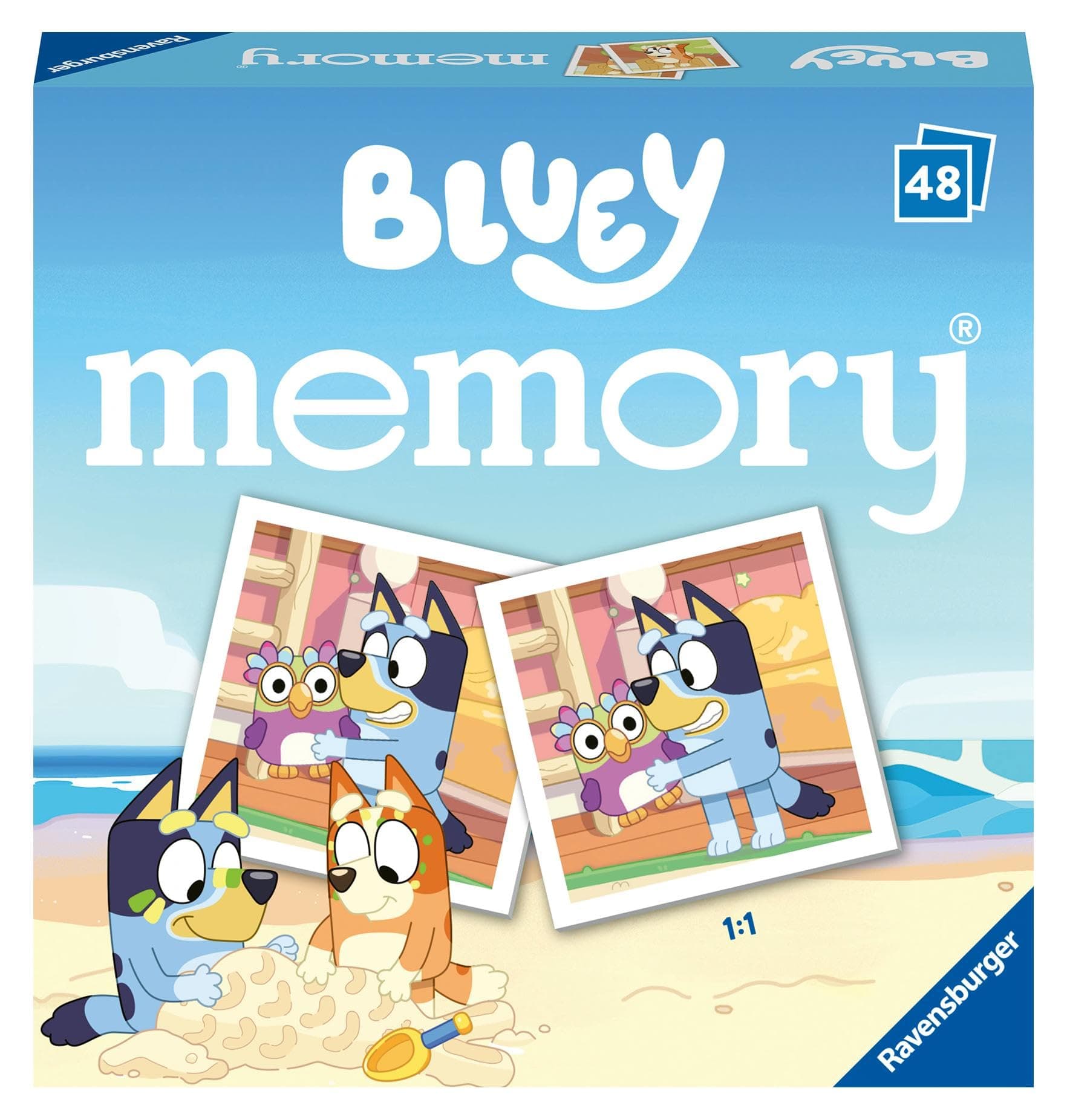 Игра Мемори карти 48 броя Ravensburger - Блуи