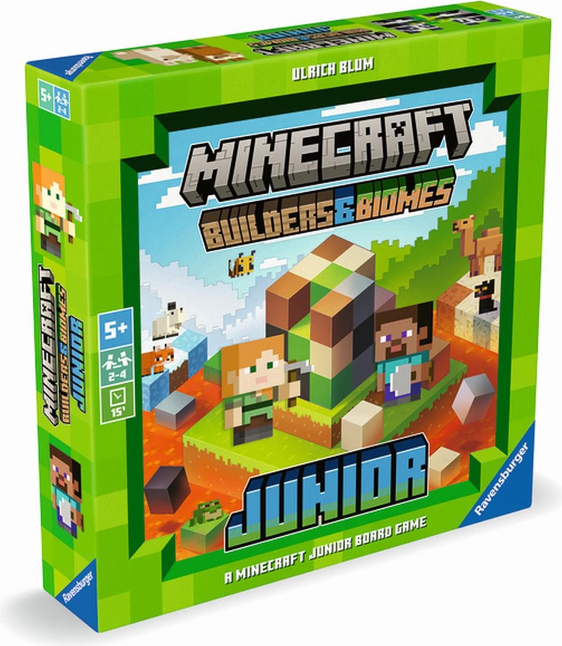 Настолна игра Ravensburger - Minecraft Builders and Biomes Junior