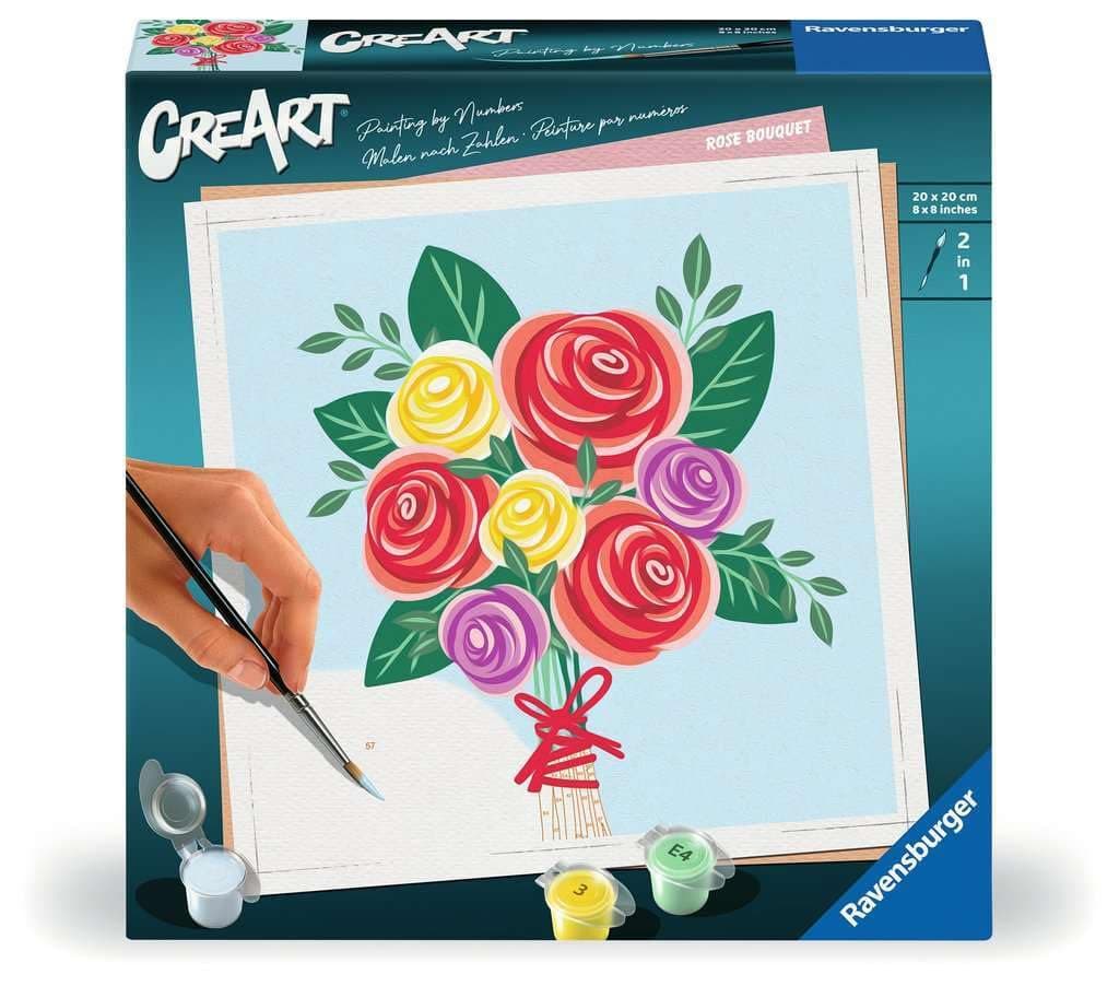 Рисувателна галерия CreArt Ravensburger - Букет рози