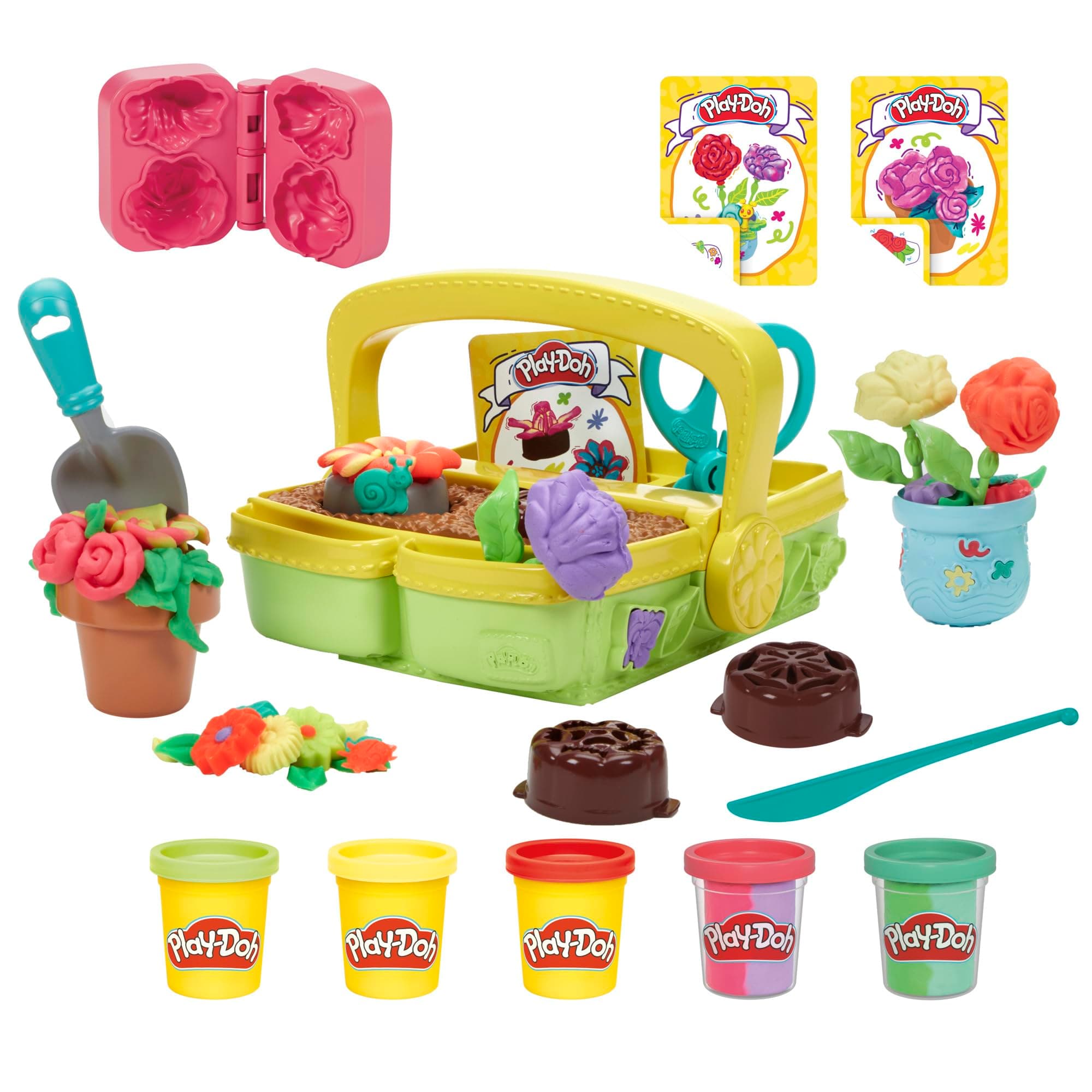 Play Doh - Комплект от 5 цвята: Засаждане на цветя