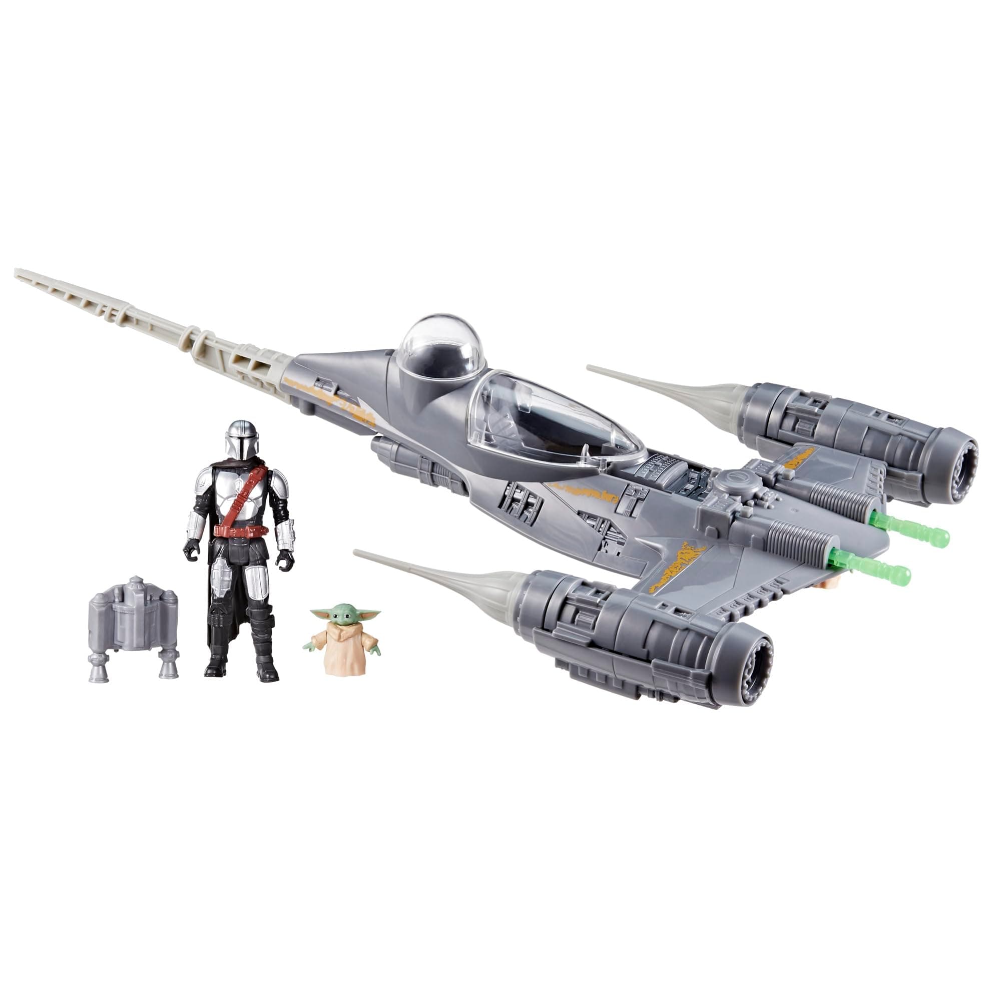 Star WarsTM - Мандалориан: Комплект N-1 Starfighter с Мандалорецът и Грогу