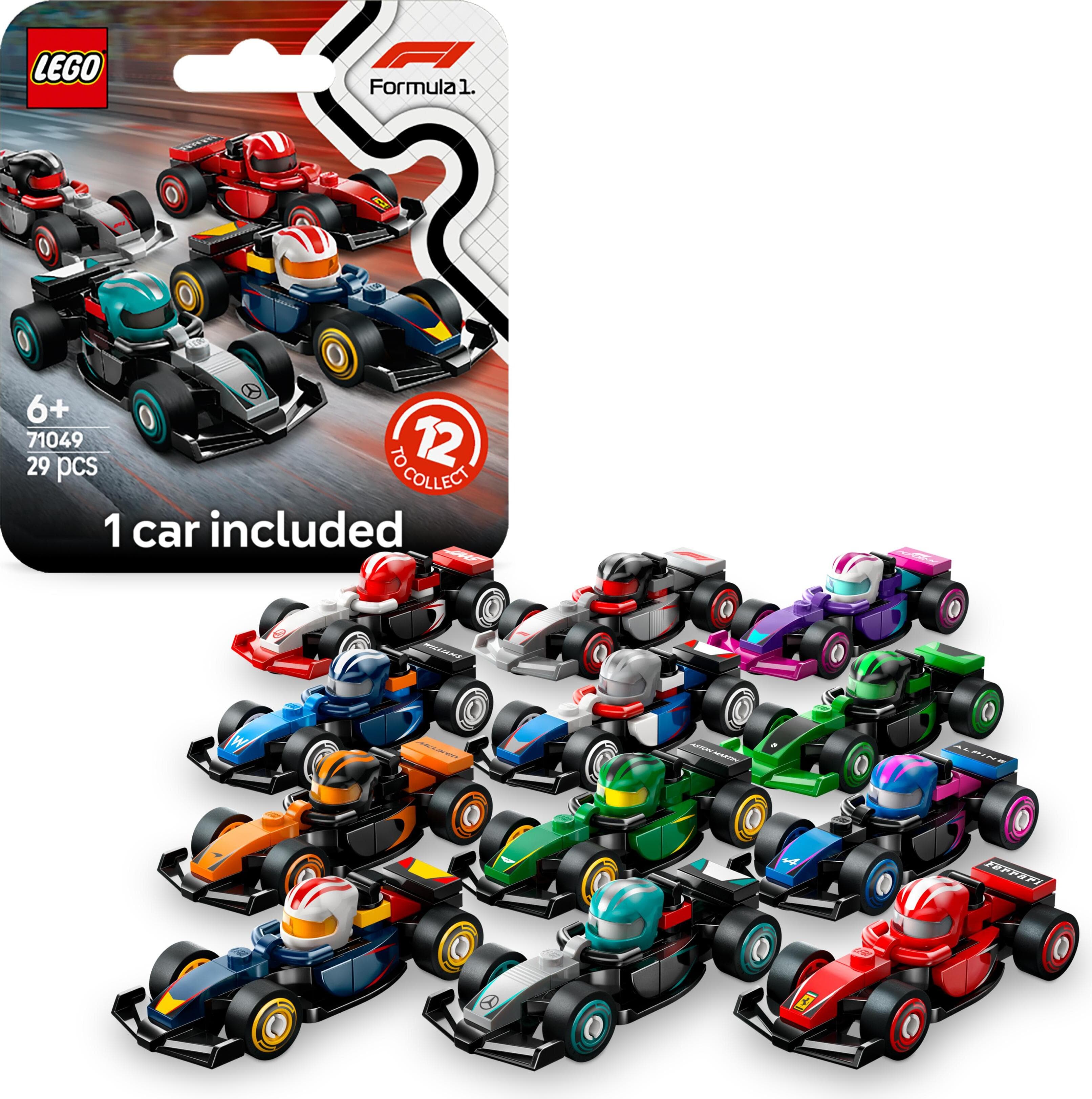 LEGO® Minifigures 71049 - F1® колекционерски състезателни коли