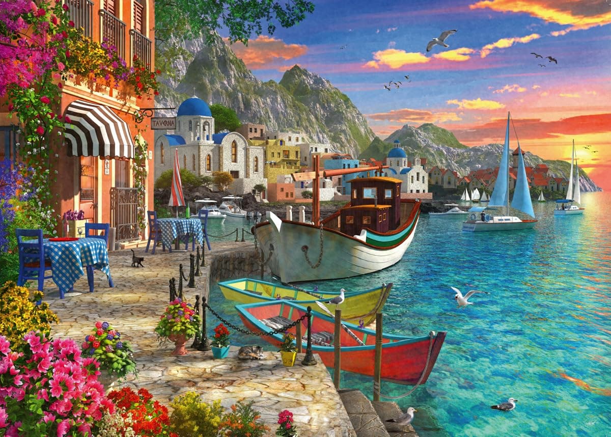 Пъзел Ravensburger 1000 ел. - Грандиозна Гърция