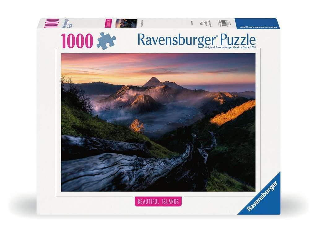 Пъзел Ravensburger 1000 ел. - Красиви острови: Вулканът Бромо, Индонезия