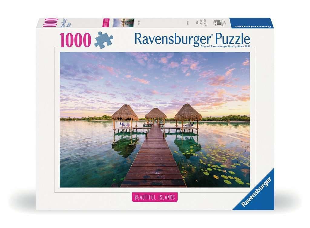 Пъзел Ravensburger 1000 ел. - Красиви острови: Изглед към рая