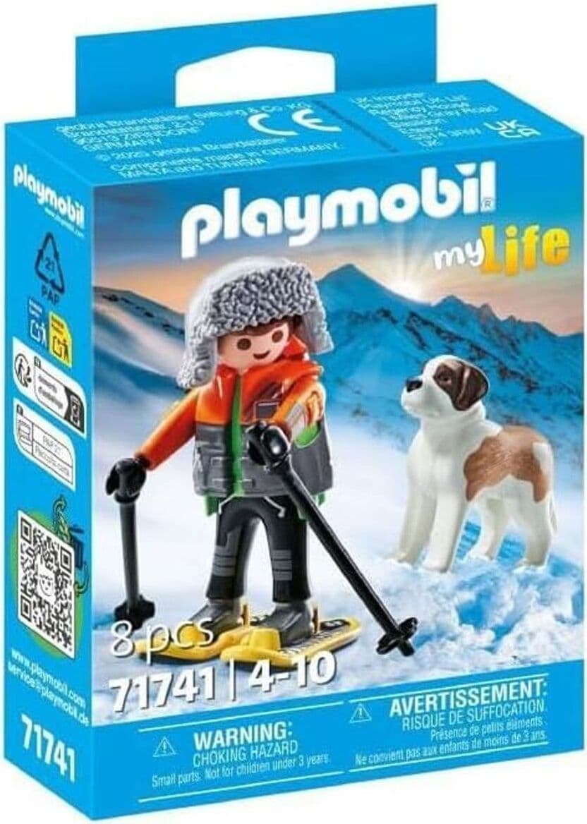 Playmobil - Мъж с куче Санбернар