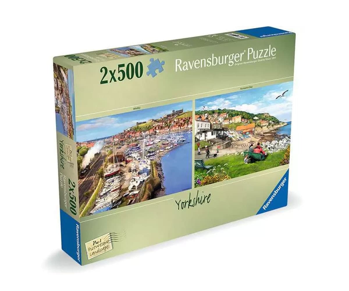 Пъзел Ravensburger 2x500 ел. - Живописен Йоркшир