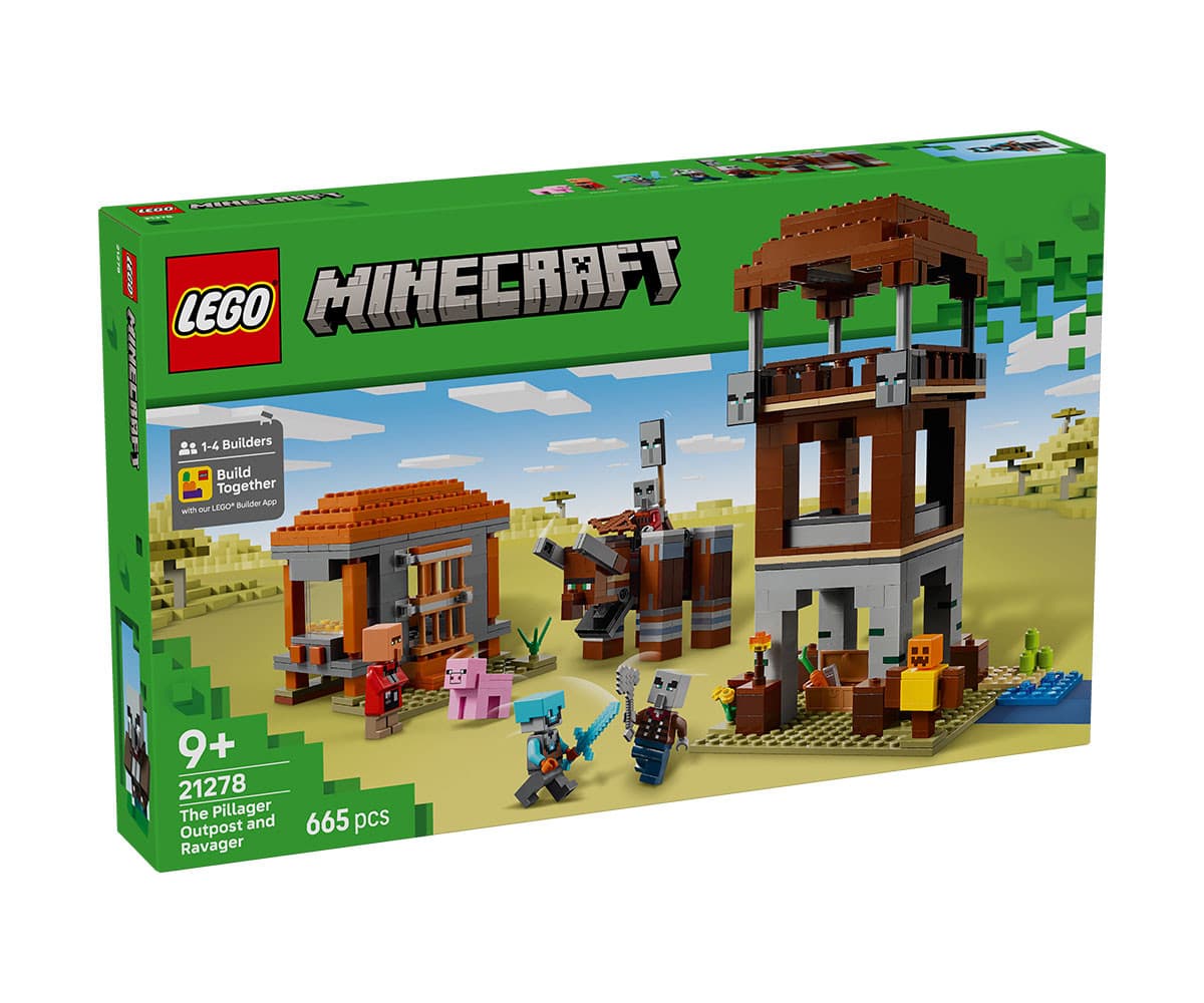 LEGO® Minecraft® 21278 - Кулата на грабителите и Опустошителя
