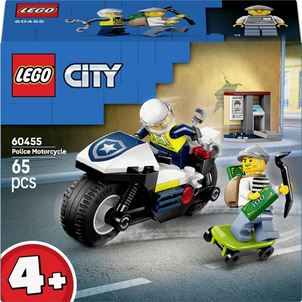 LEGO® City 60455 - Преследване с полицейски мотоциклет
