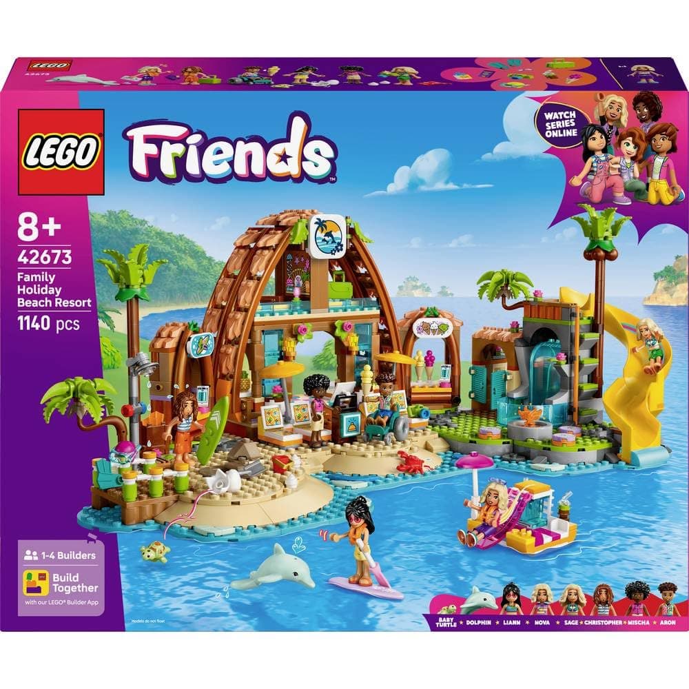 LEGO® Friends 42673 - Семейна почивка в плажния курорт