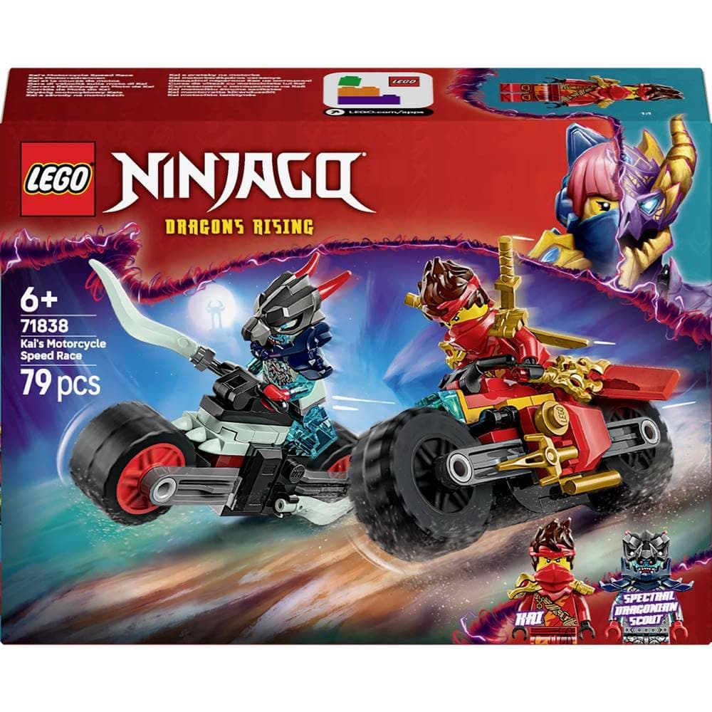 LEGO® NINJAGO® 71838 - Състезанието с мотоциклети на Кай
