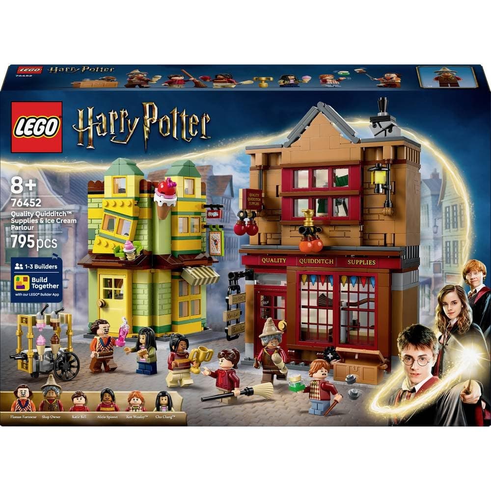 LEGO® Harry Potter 76452 - „Всичко за куидича“ и салон за сладолед