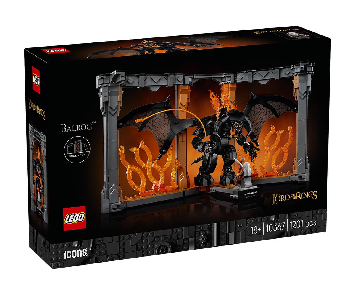 LEGO® Icons 10367 - Властелинът на пръстените: Балрог, миниатюра на библиотека