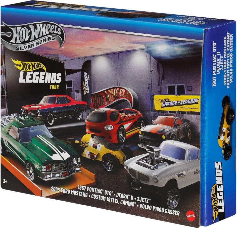 Hot Wheels - Комплект 6 колички, Легенди