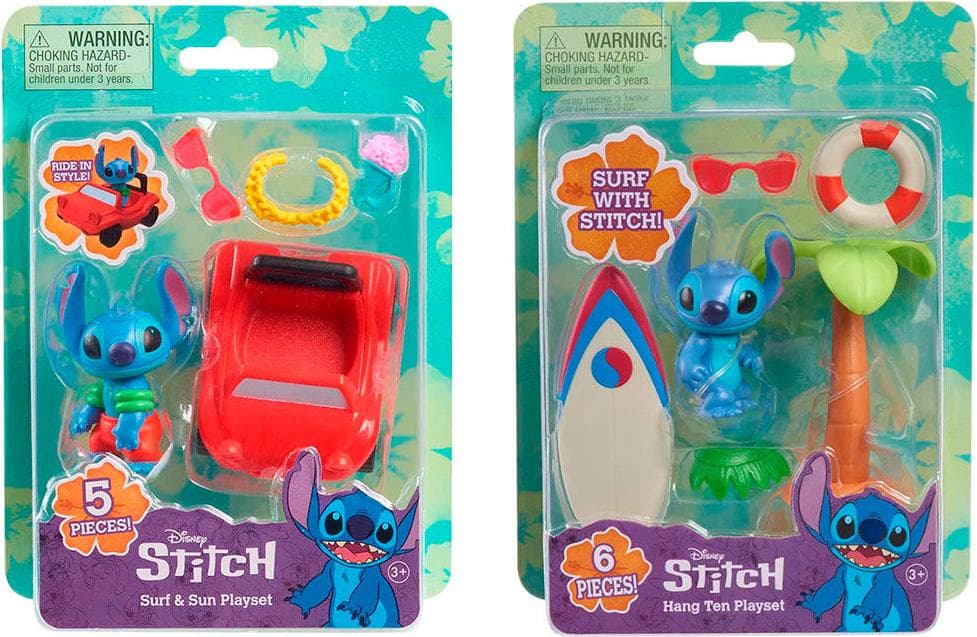 Disney Стич - Игрален комплект, Surf & Sun Playset Ride in Style