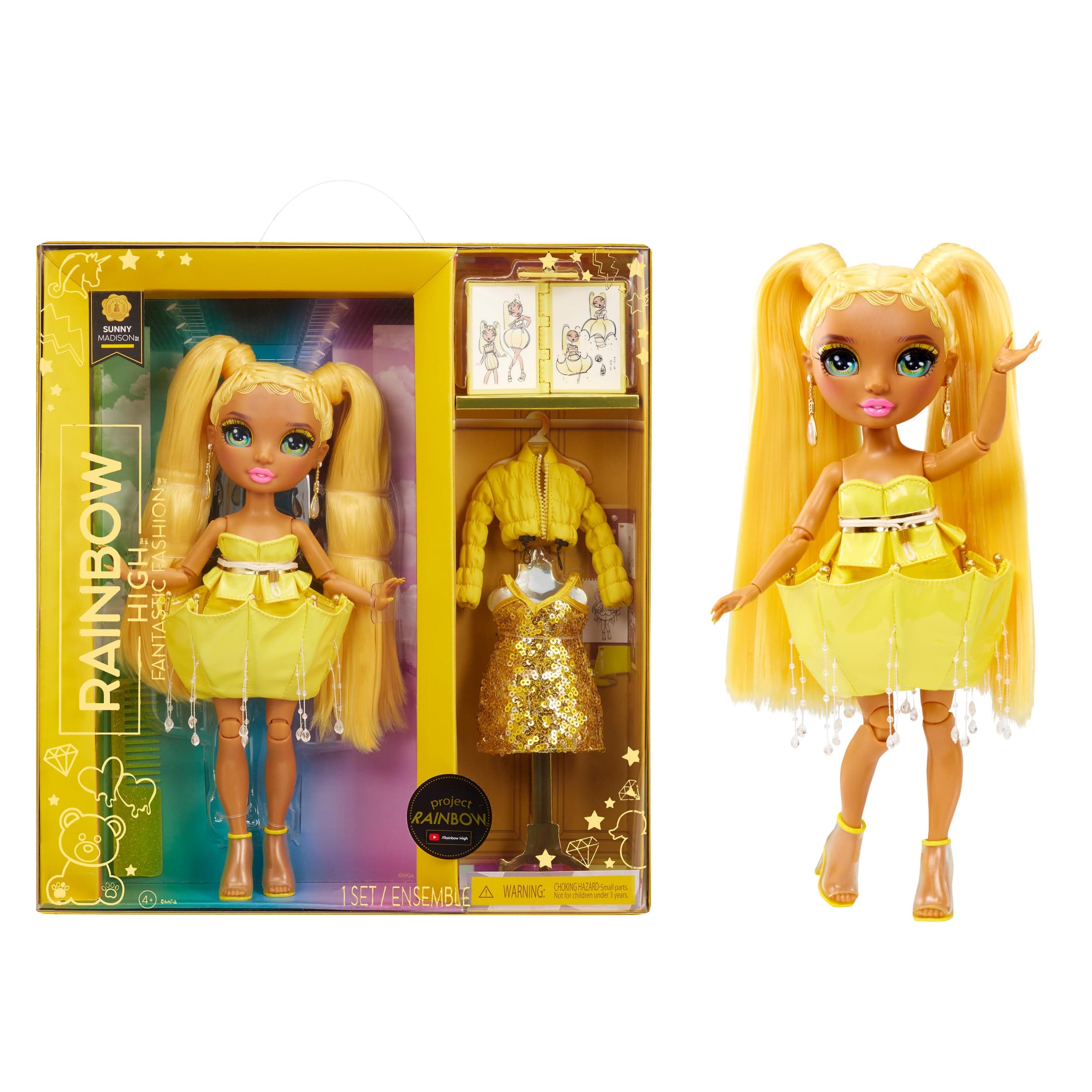 Кукла Rainbow High - Fantastic Fashion Dolls, асортимент 1, Sunny Madison