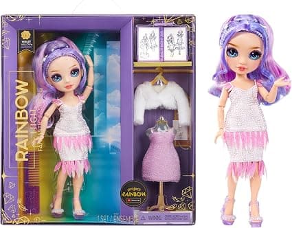 Кукла Rainbow High - Fantastic Fashion Dolls, асортимент 2, Violet Willow