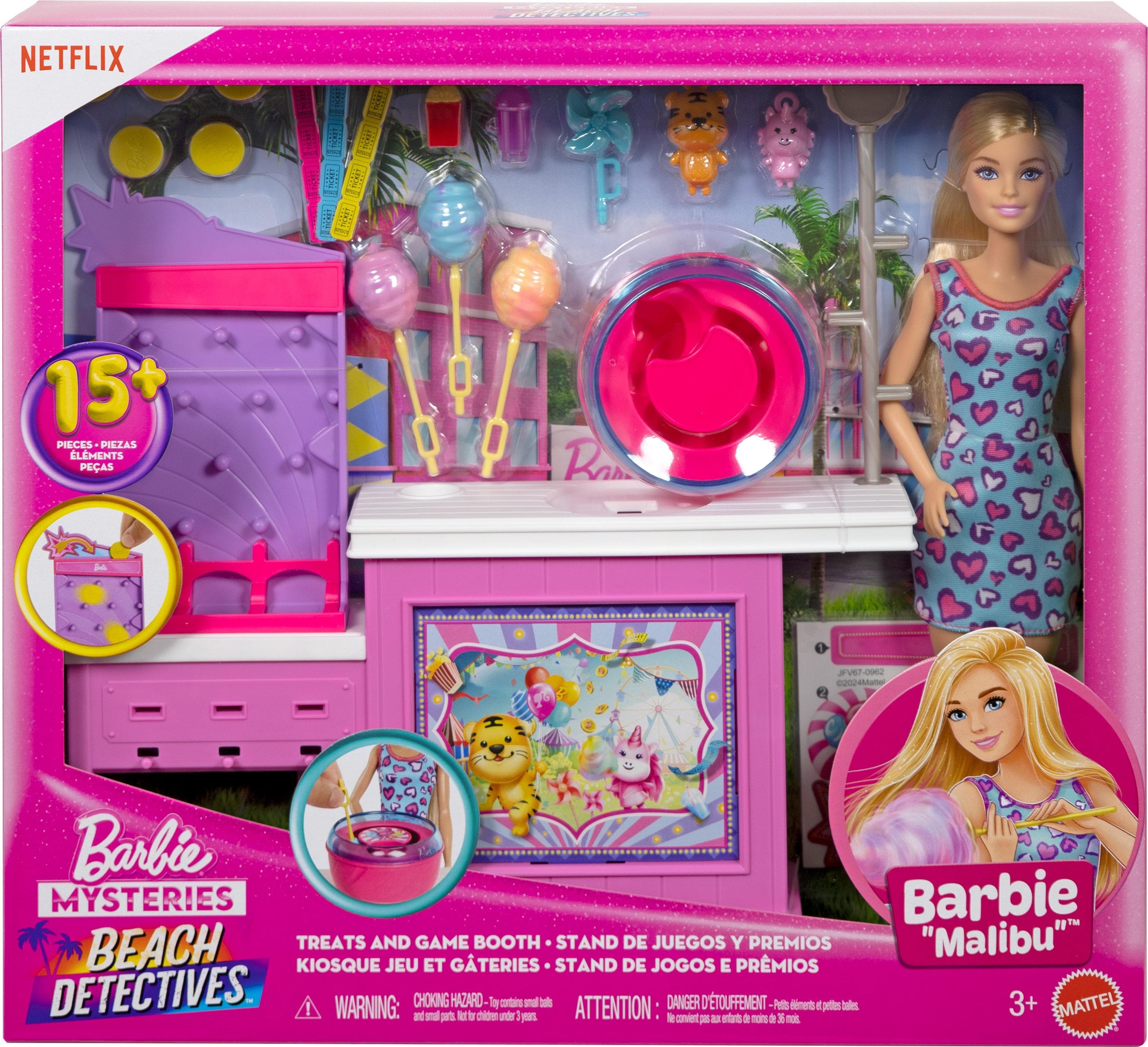 Кукла Barbie - Комплект будка за захарен памук