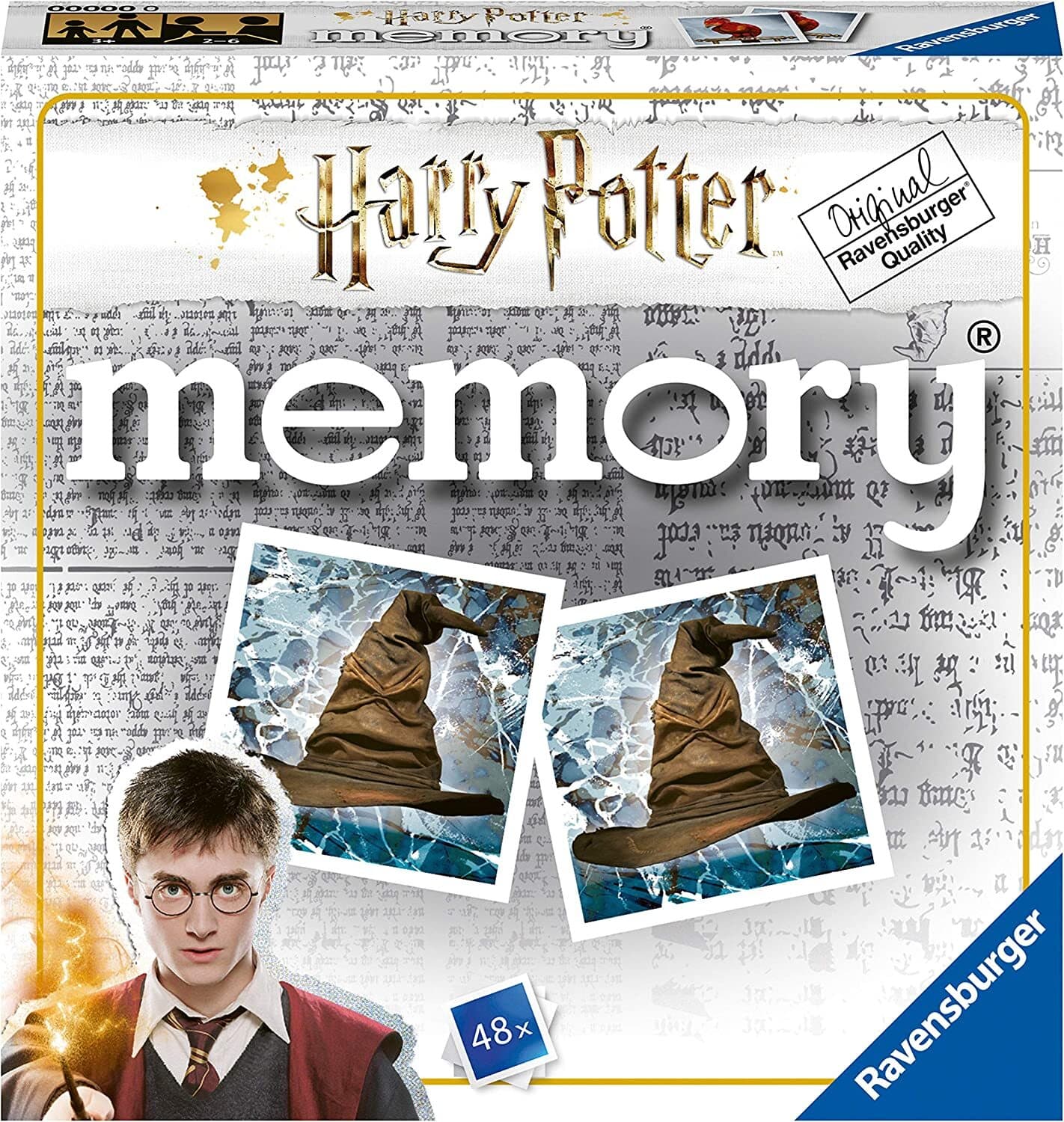 Игра Мемори карти 48 броя Ravensburger - Хари Потър