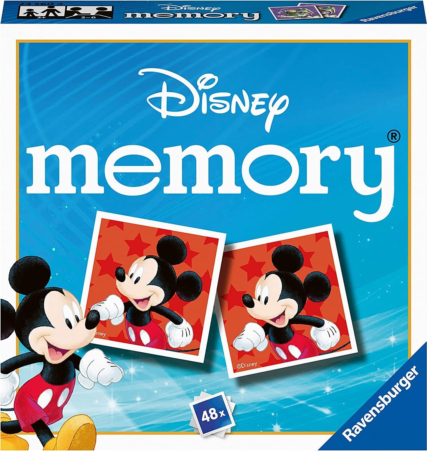 Игра Мемори карти 48 броя Ravensburger - Дисни