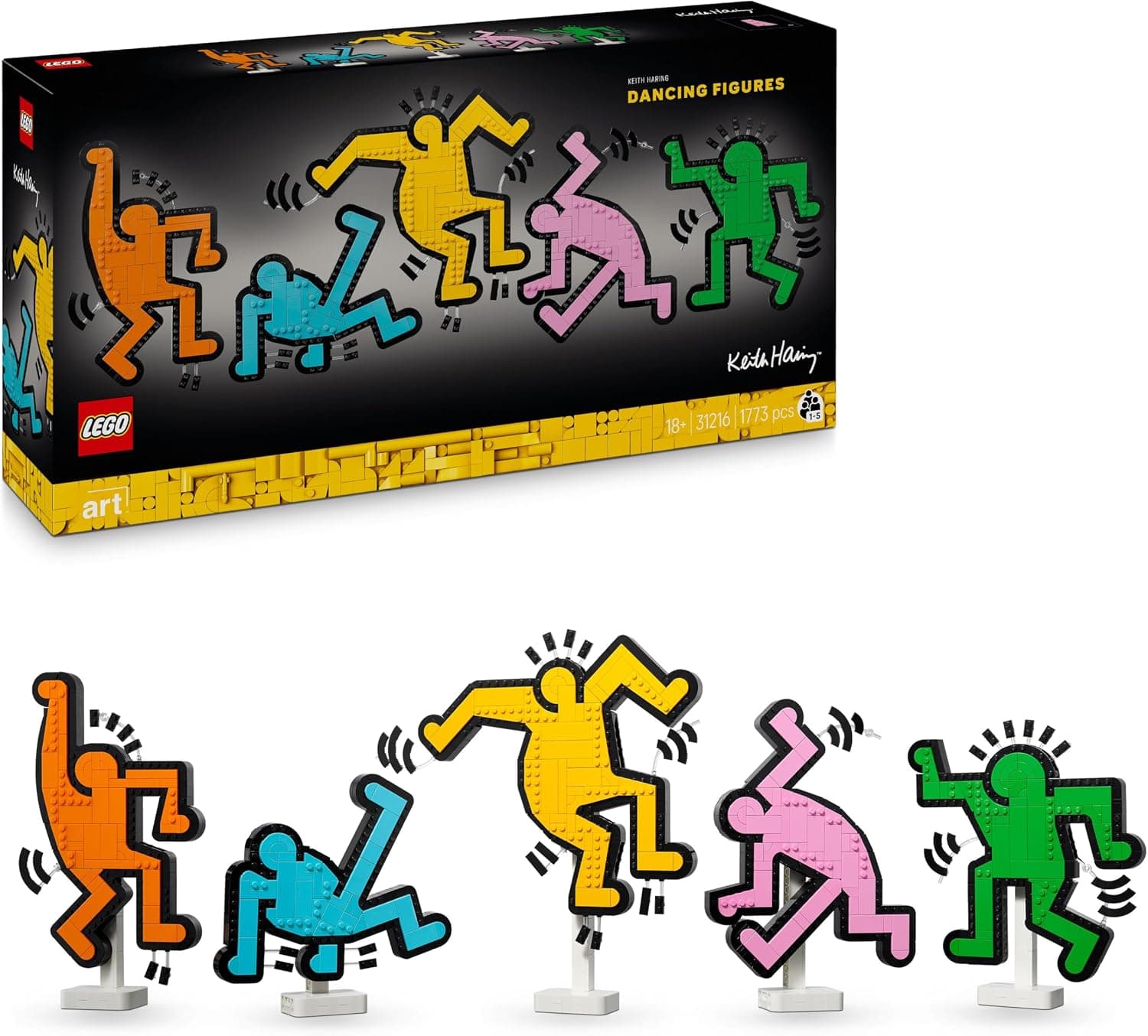 LEGO® Art 31216 - Keith Haring - Танцуващи фигури