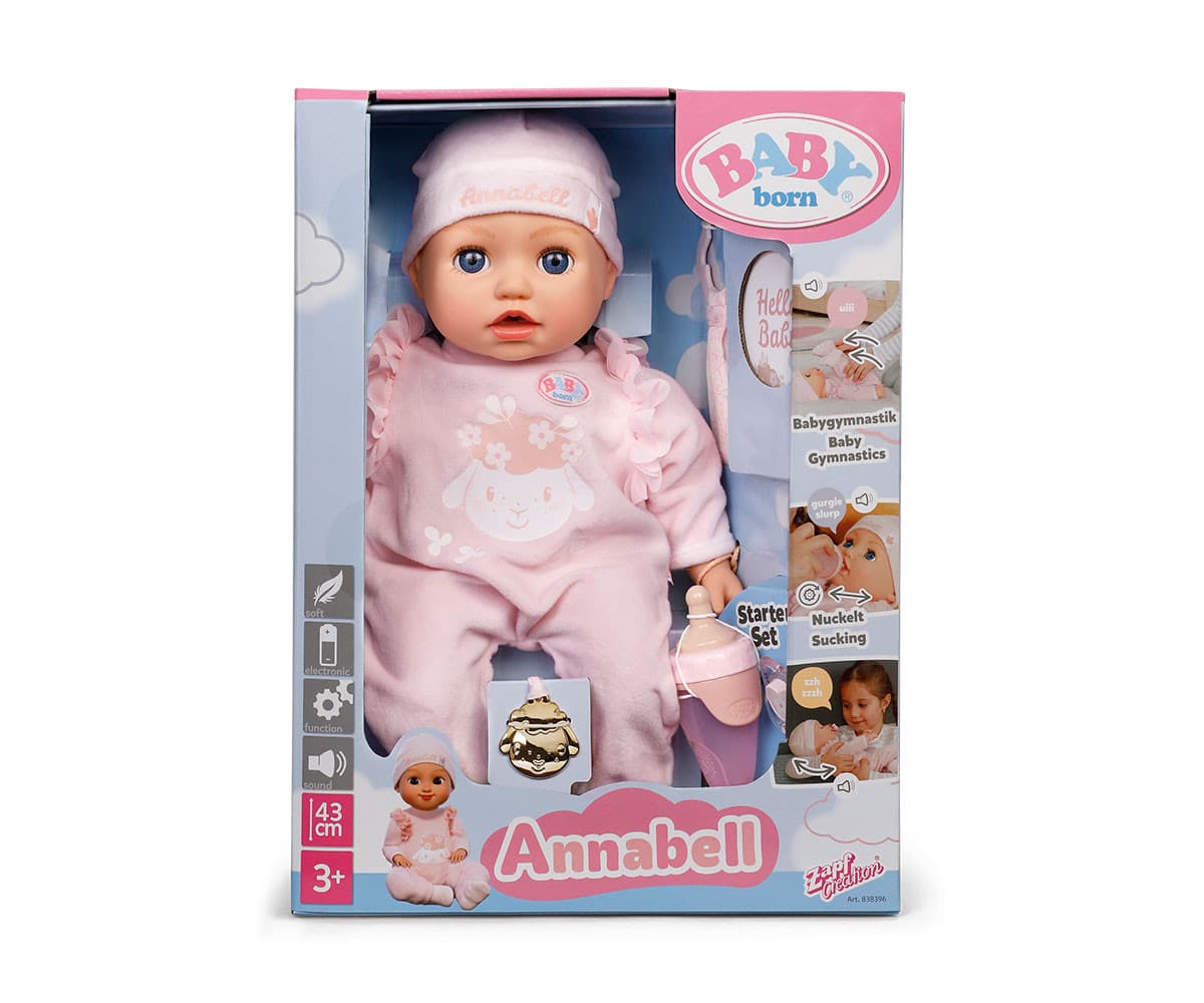 Baby Born - Кукла Анабел, 43см