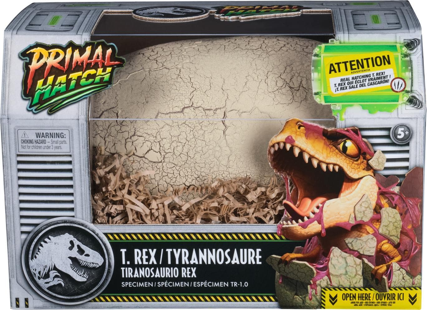 Primal Hatch - Интерактивен динозавър T-Rex в яйце