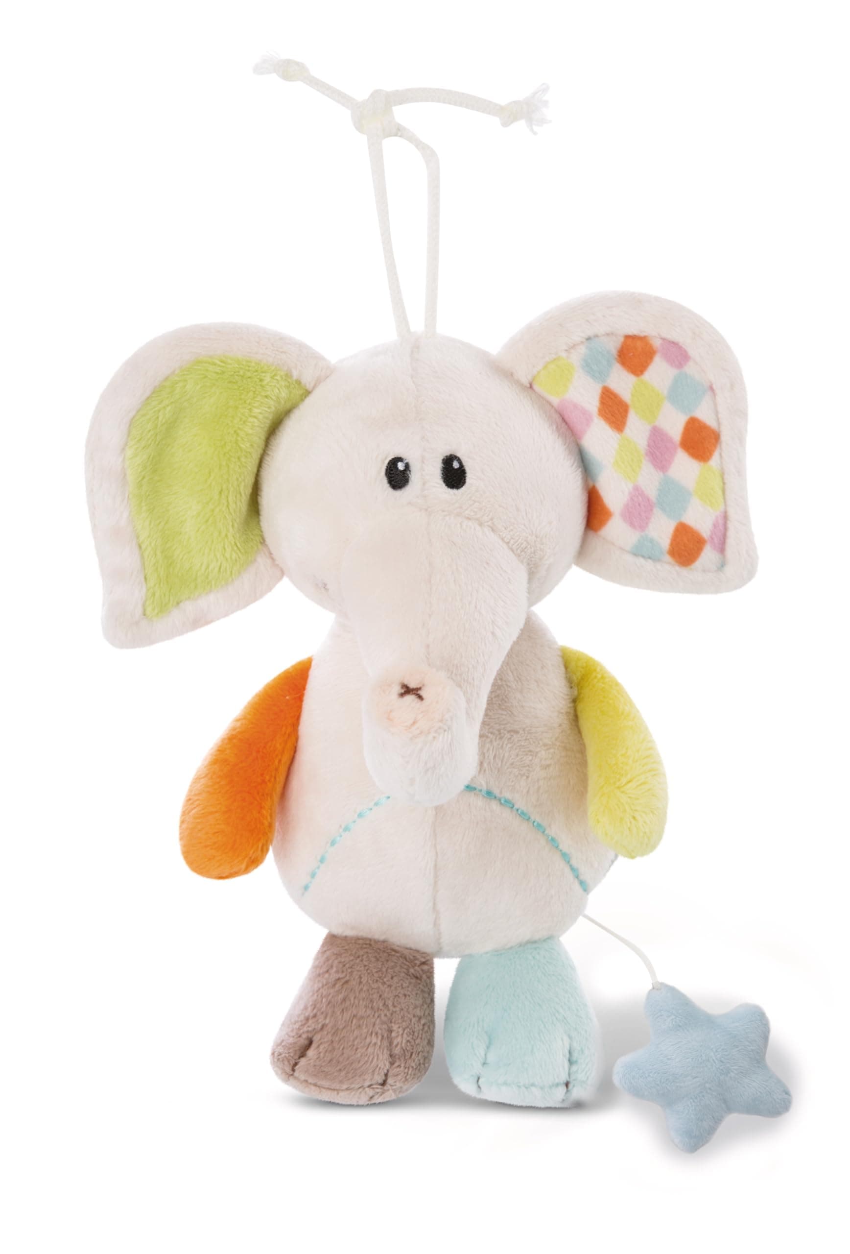 NICI Музикална играчка Слонът Дънди, 18 см. 0+ месеца
