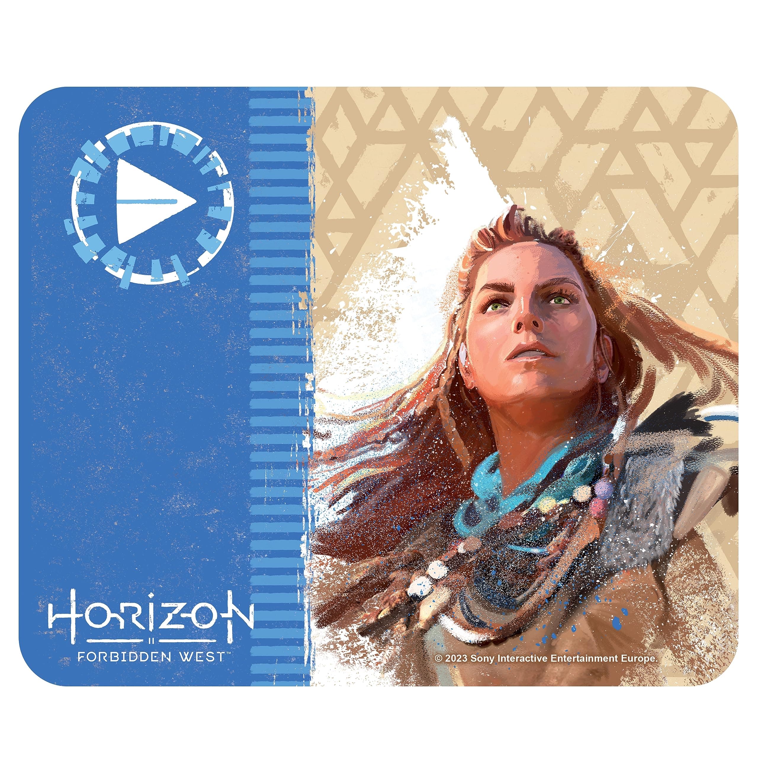 Подложка за мишка ABYstyle Abysse Horizon Raw Materials - Aloy Tribal (ABYACC523), гейминг, разноцветна, 235 x 195 x 3 mm