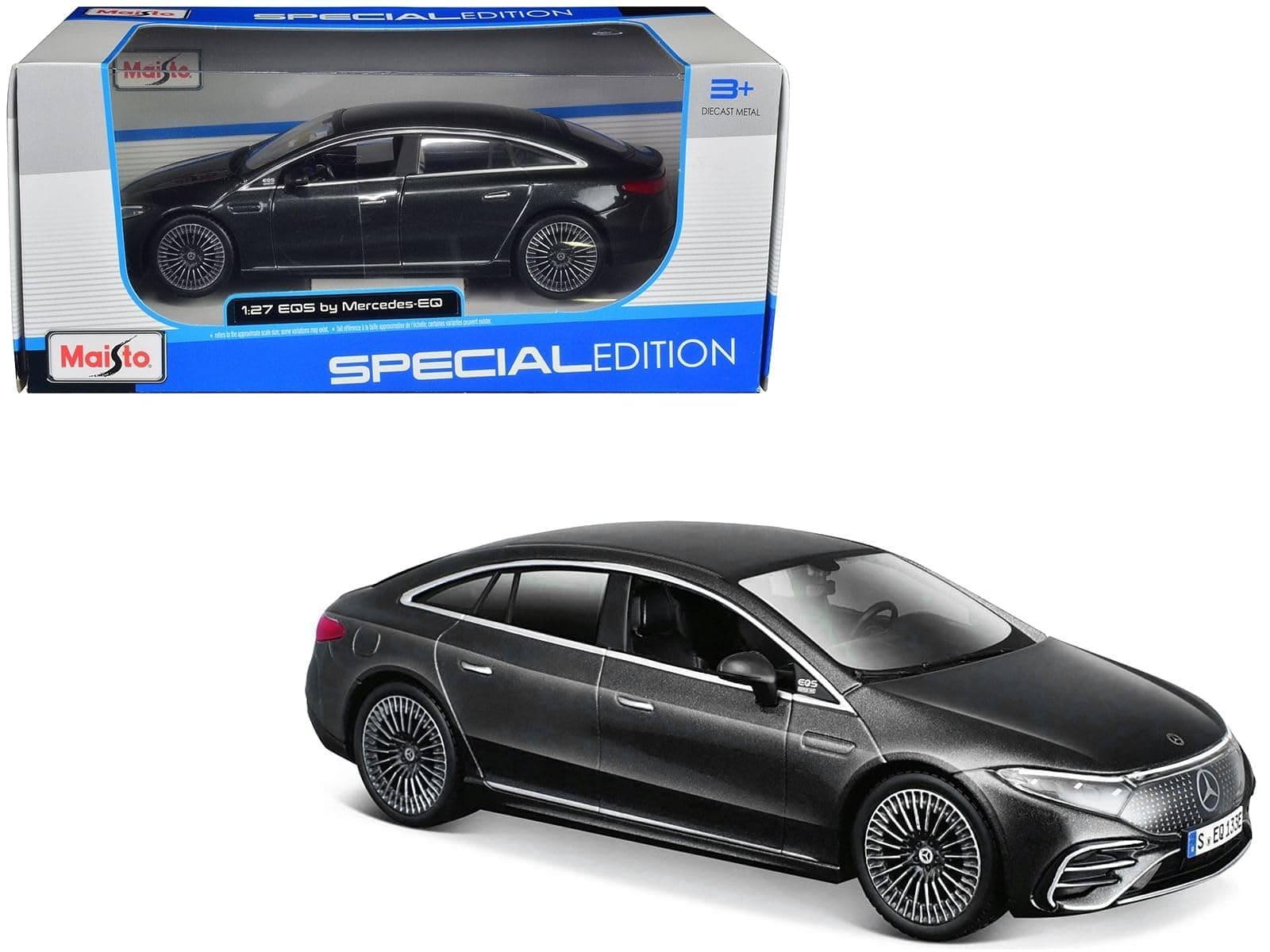 MAISTO SP EDITION КОЛА MERCEDES-BENZ EQS 2022 1:24 сива
