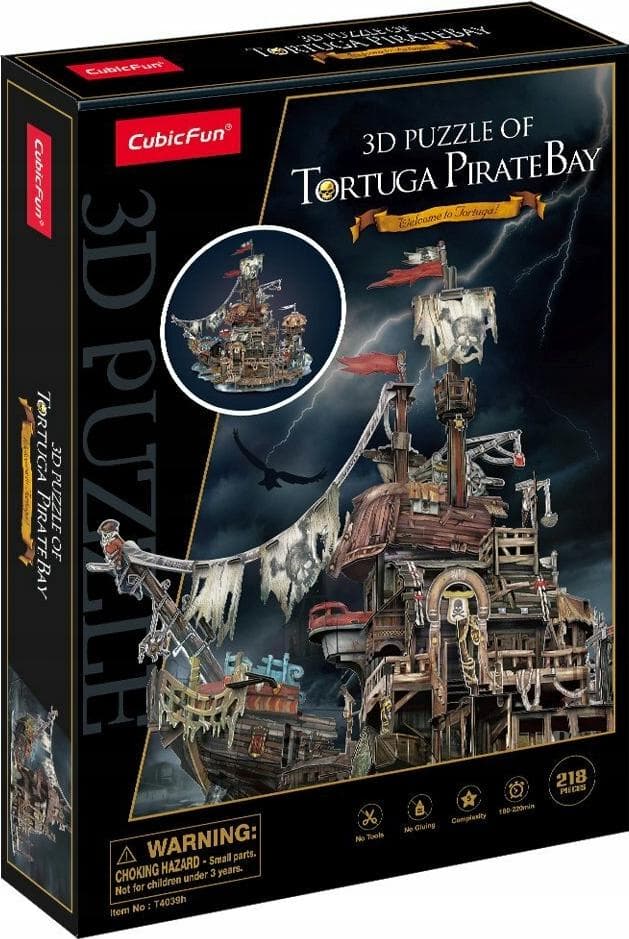 CubicFun 3D Пъзел кораб Pirate Bay 218ч.