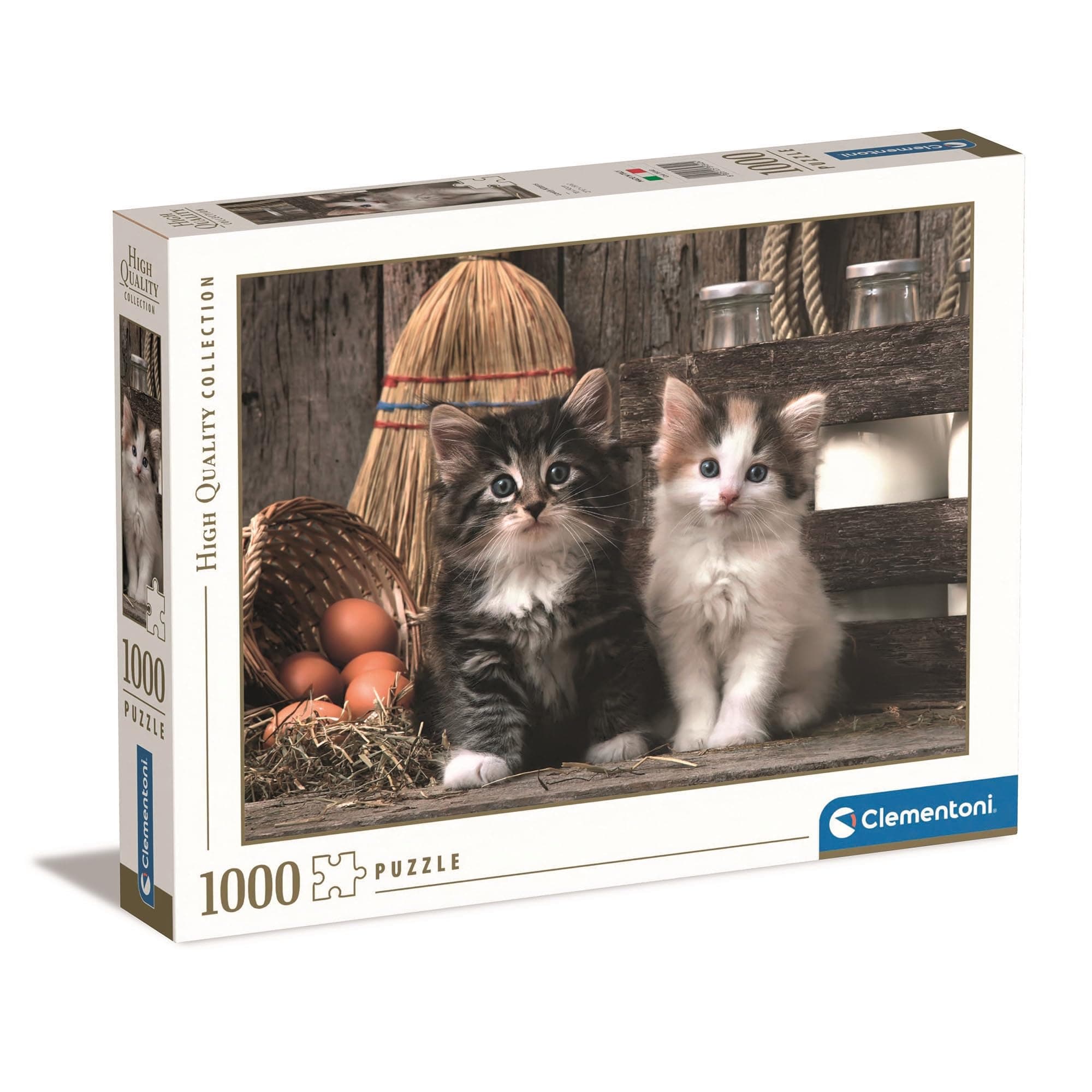 CLEMENTONI Пъзел 1000ч СЛАДКИ КОТЕНЦА