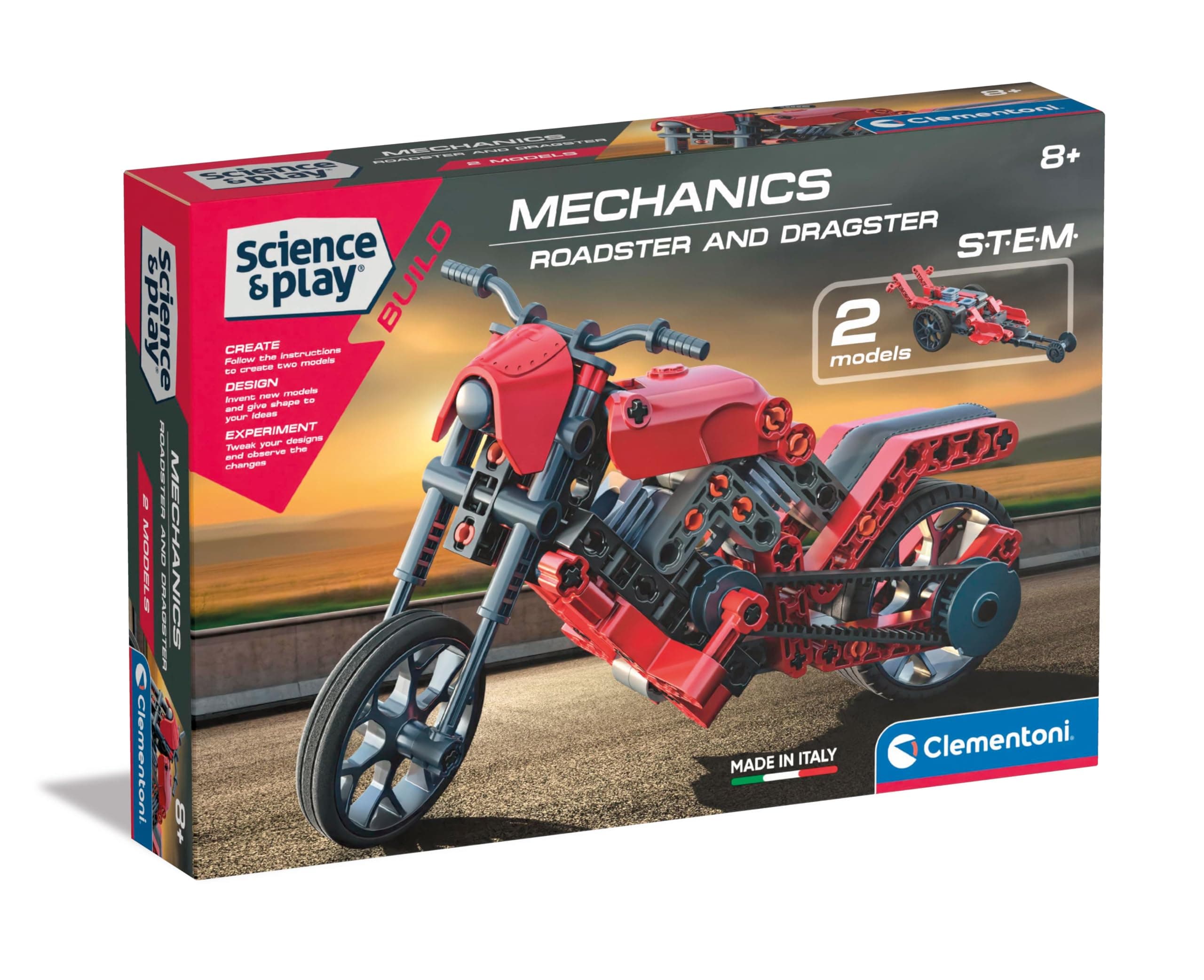 CLEMENTONI MECHANICS LABORATORY Конструктор Мотор 130ч.