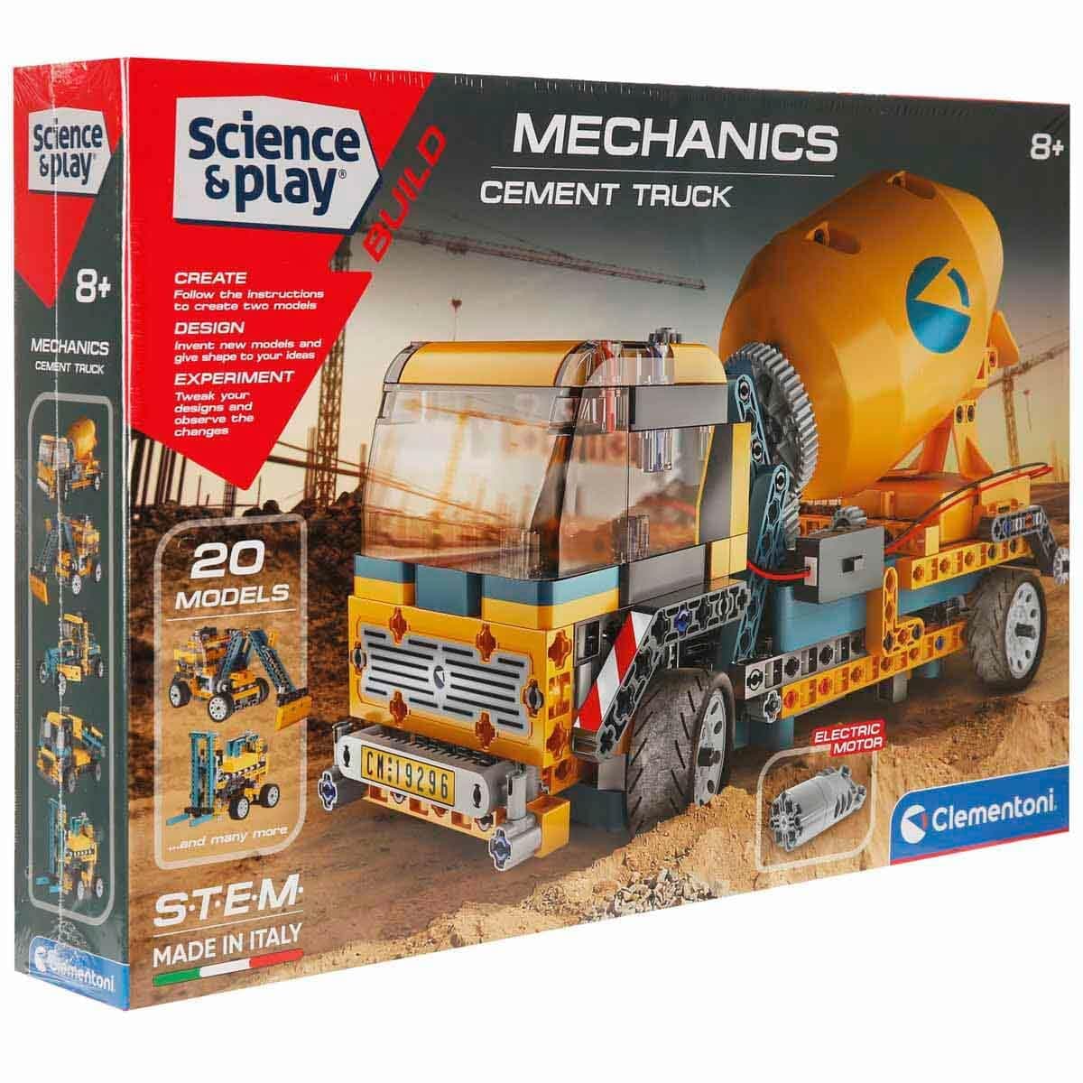 CLEMENTONI MECHANICS LABORATORY Конструктор бетоновоз 300ч.