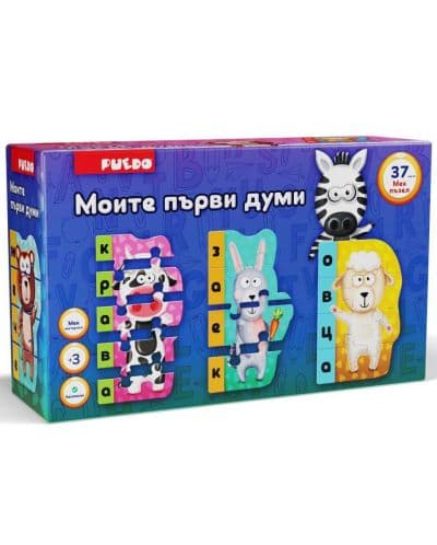 PUEDO Мек пъзел Моите Първи Думи Животни
