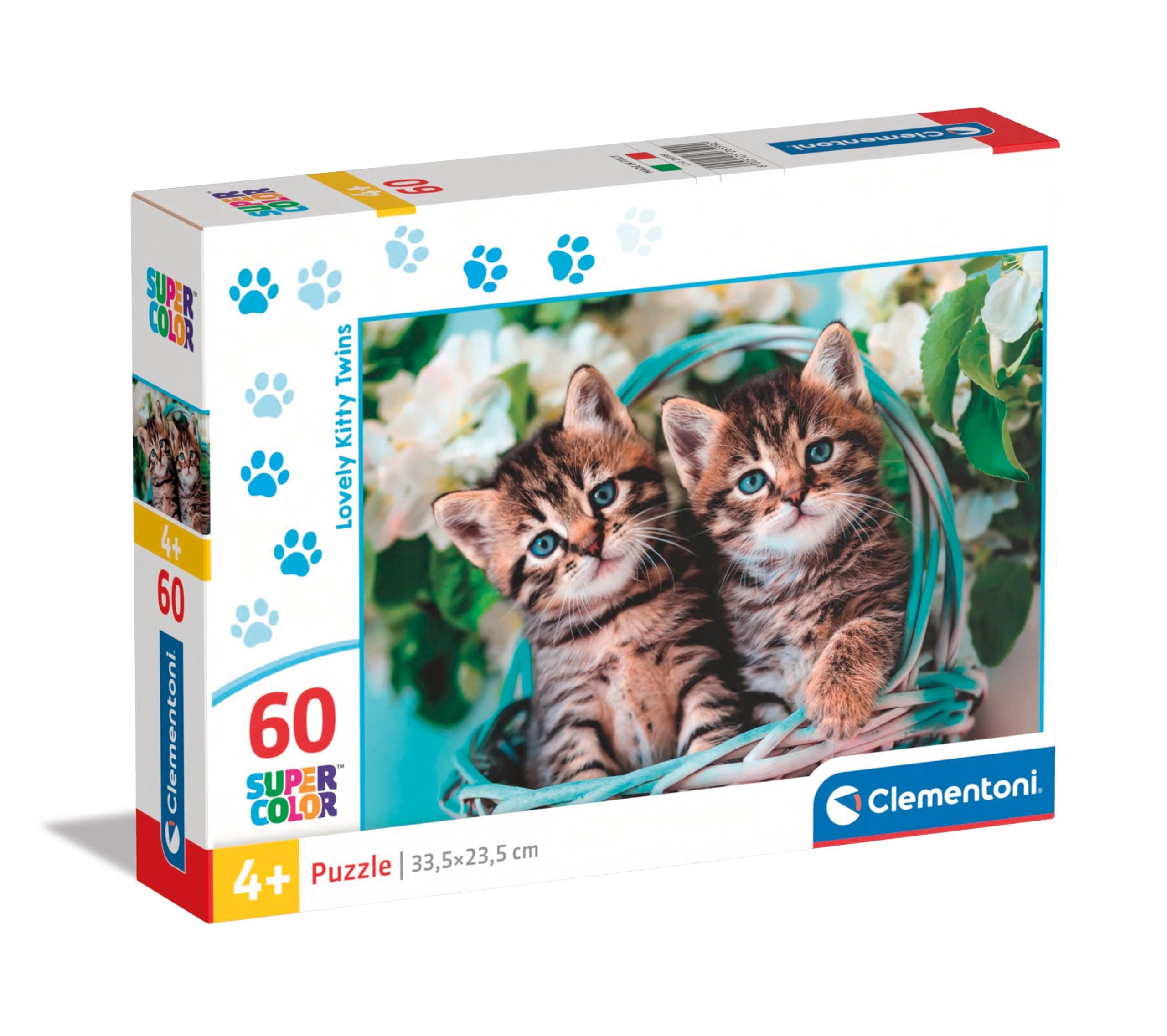 CLEMENTONI 60ч. Пъзел Lovely Kitty Twins