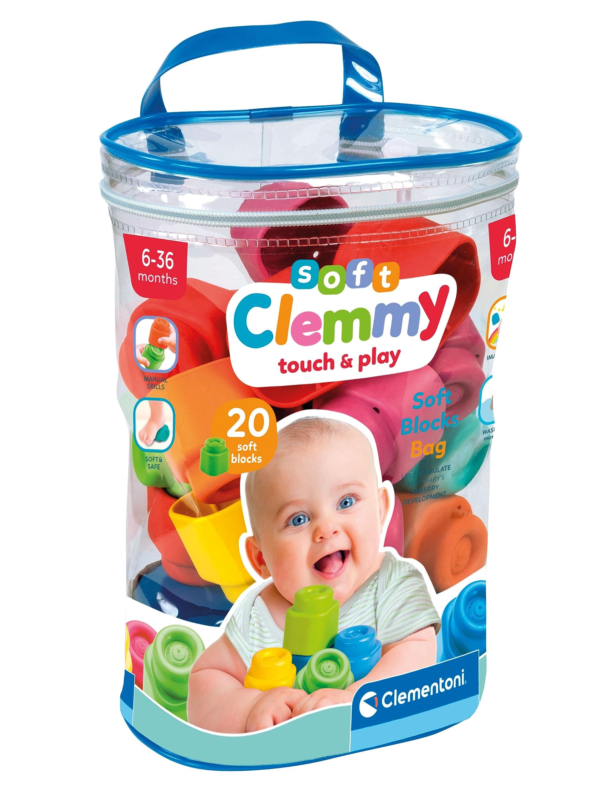 CLEMENTONI CLEMMY Конструктор плик 20ч.