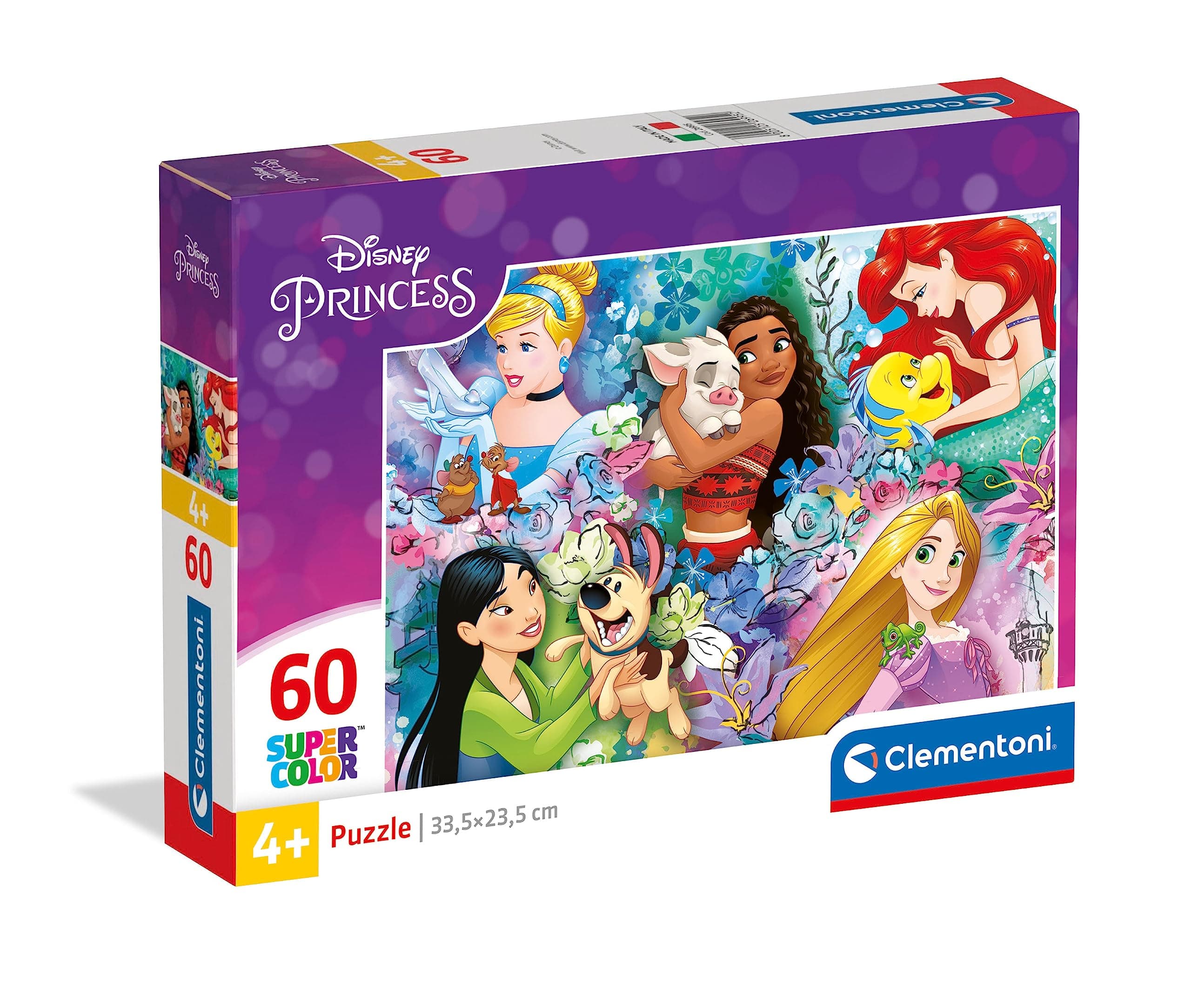 CLEMENTONI 60ч. Пъзел Disney Princess 2