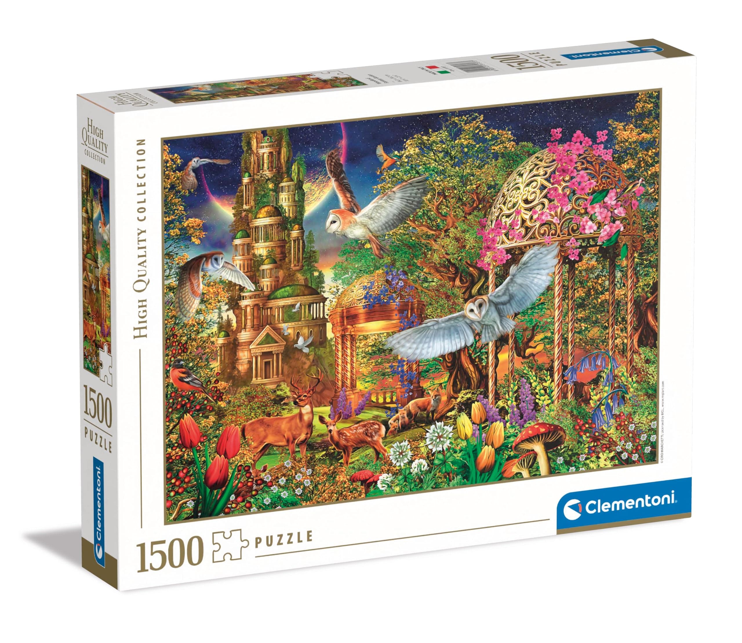 CLEMENTONI 1500ч. Пъзел High Quality Collection Woodland Fantasy Garden