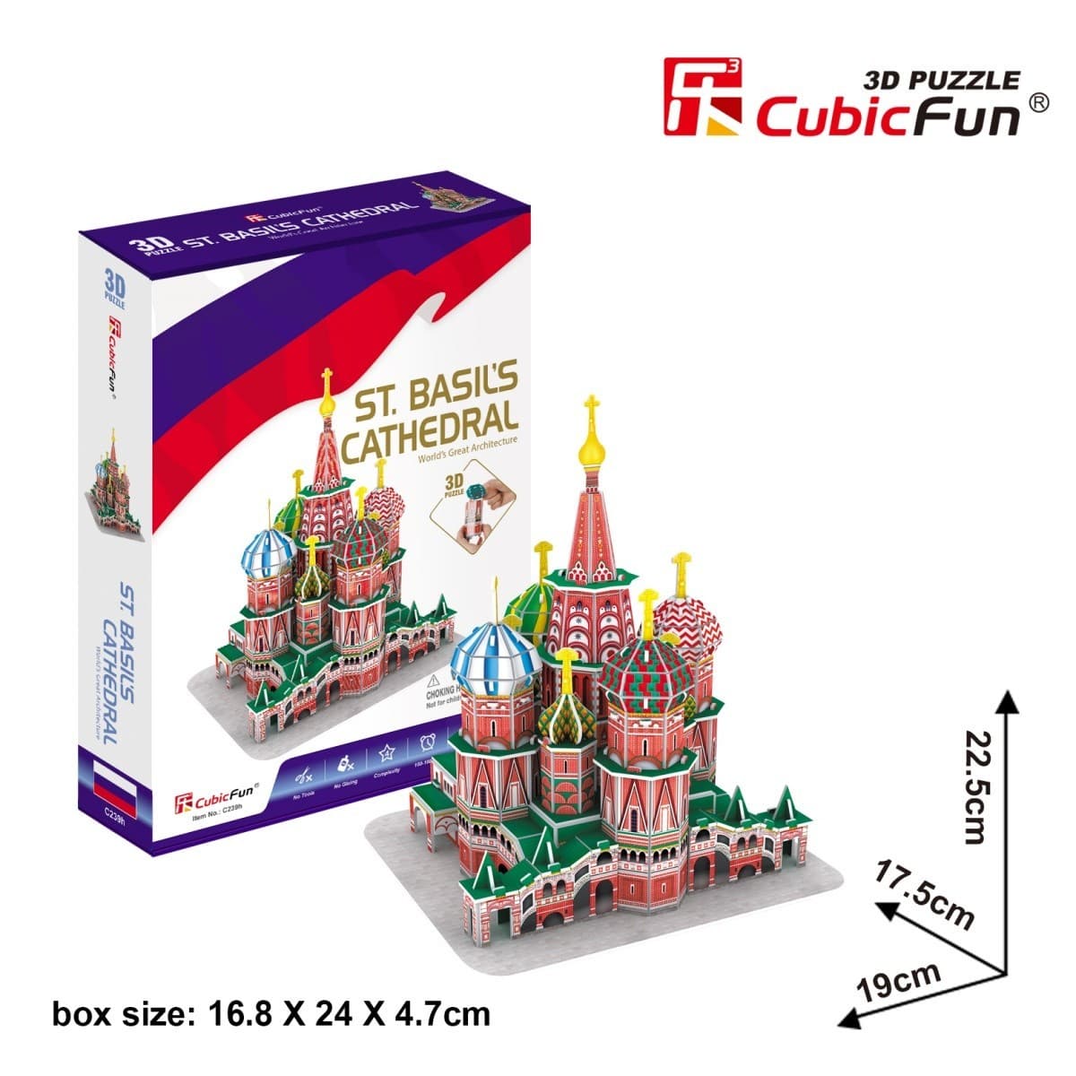 CubicFun Пъзел 3D St. Basil's Cathedral 92ч.