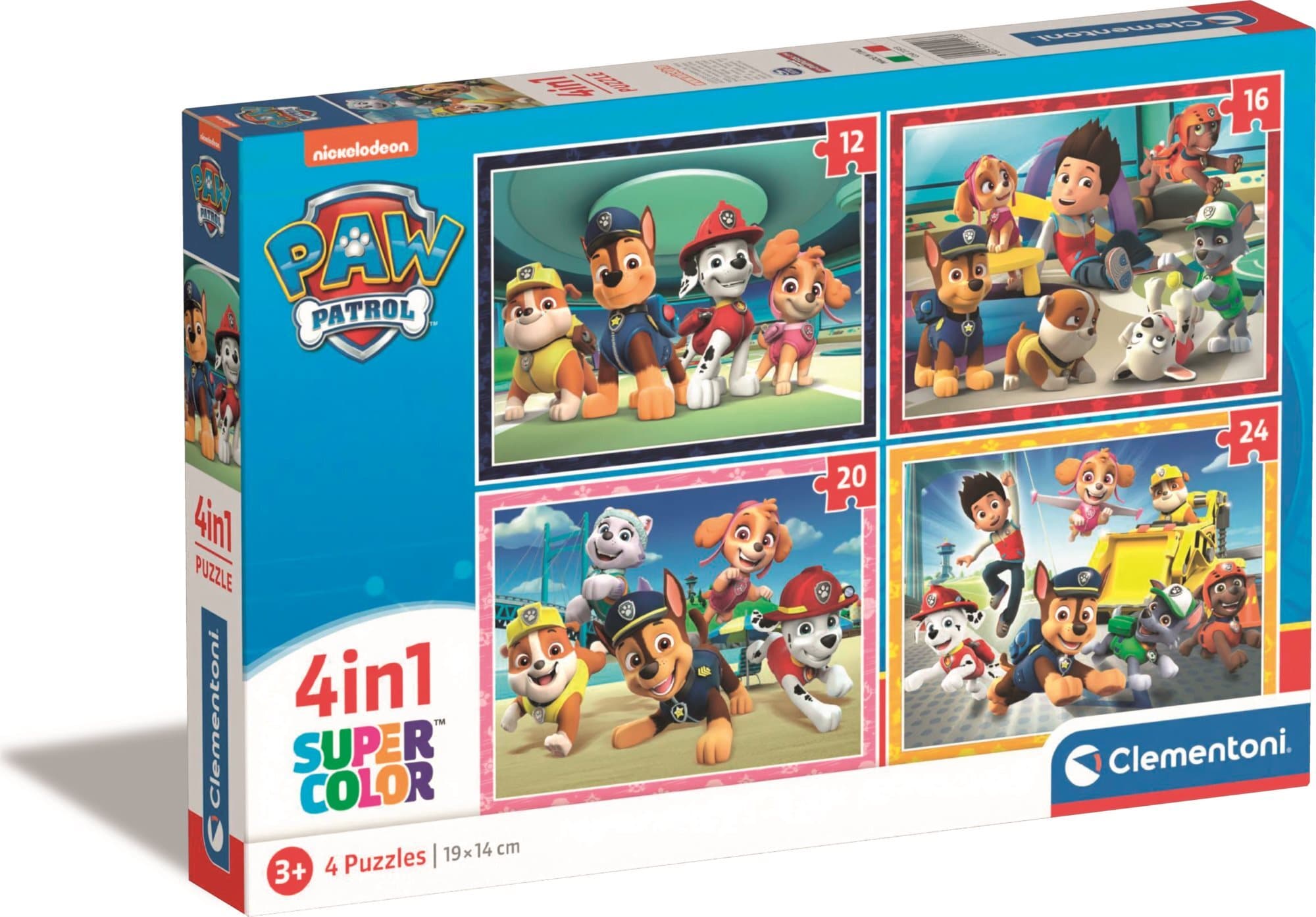 CLEMENTONI 4 в 1 Пъзел Paw Patrol