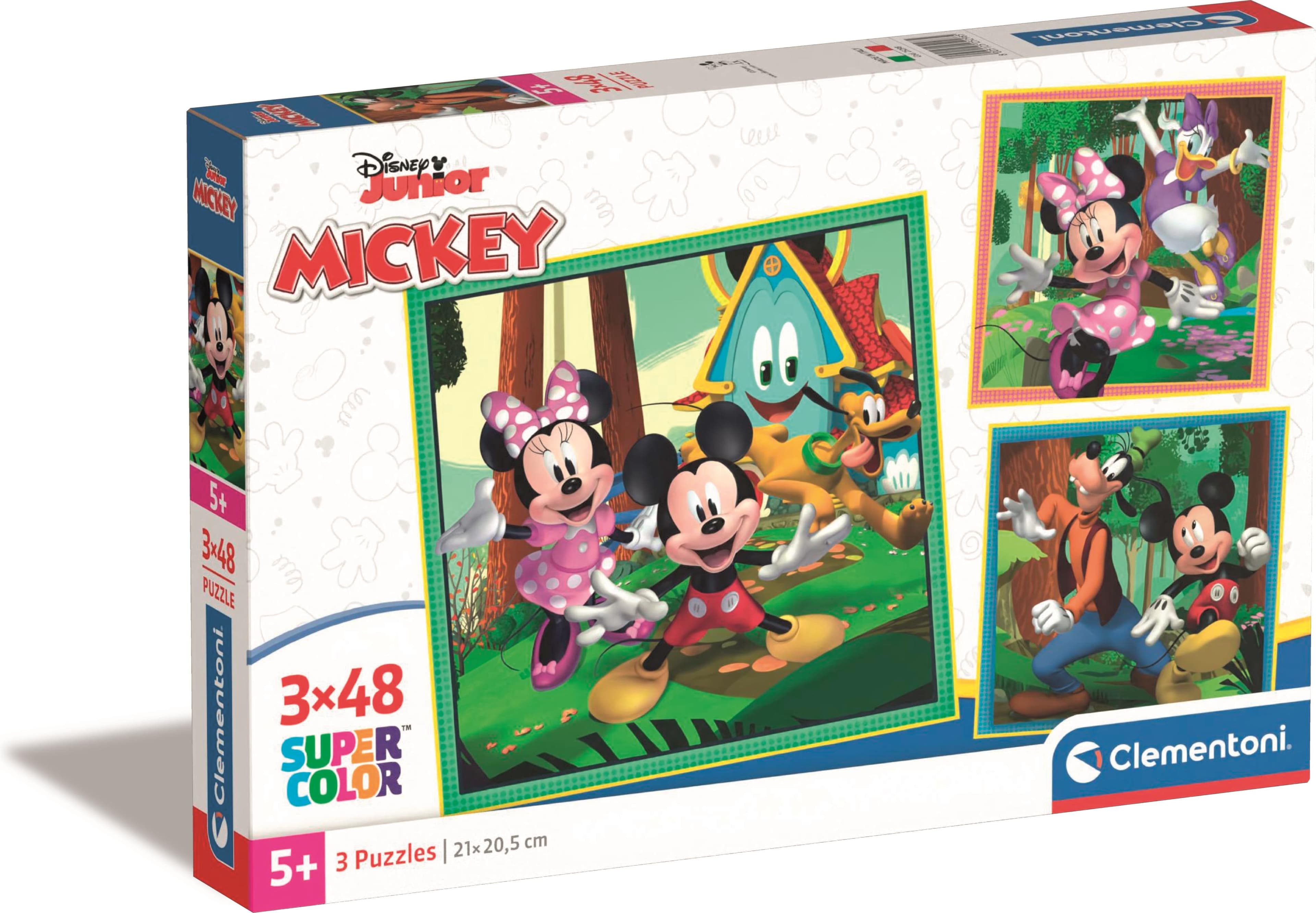 CLEMENTONI 3x48ч. Пъзел Mickey and Friends