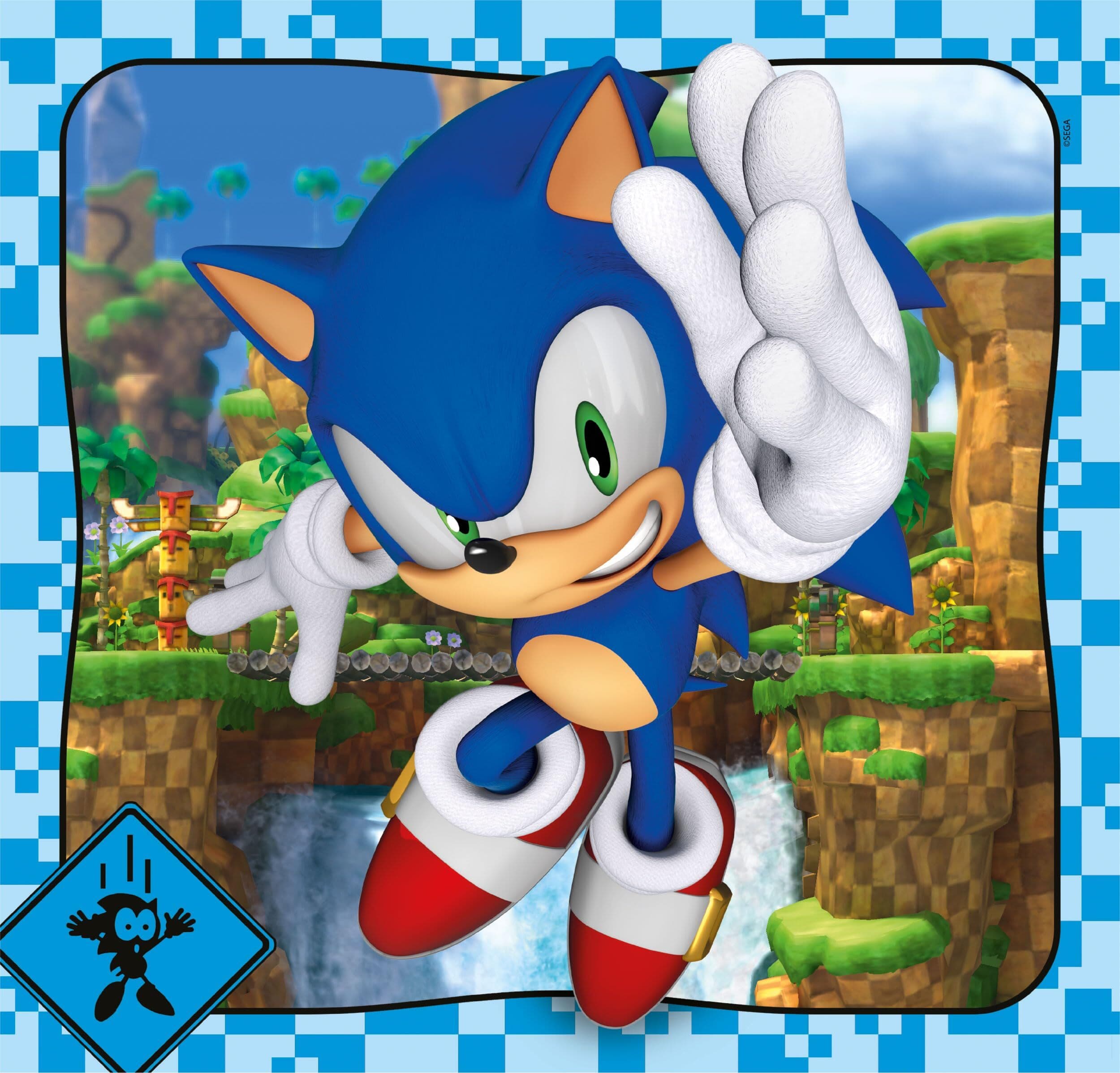 CLEMENTONI 3x48ч. Пъзел Sonic 25320