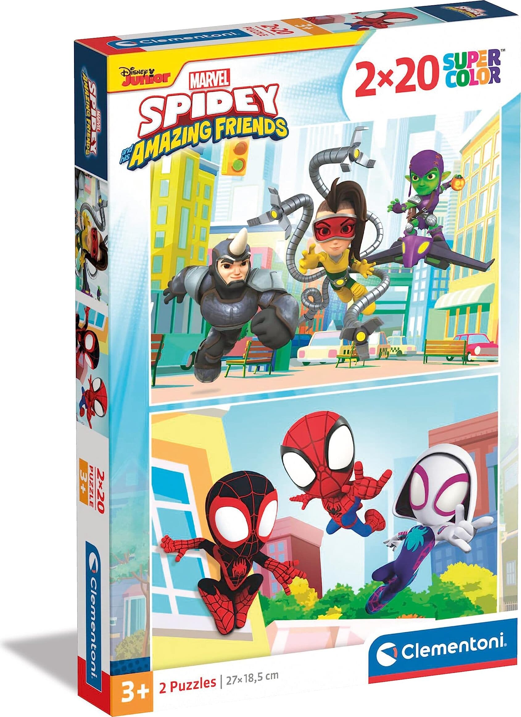 CLEMENTONI 2x20ч. Пъзел Spidey and His Amazing Friends