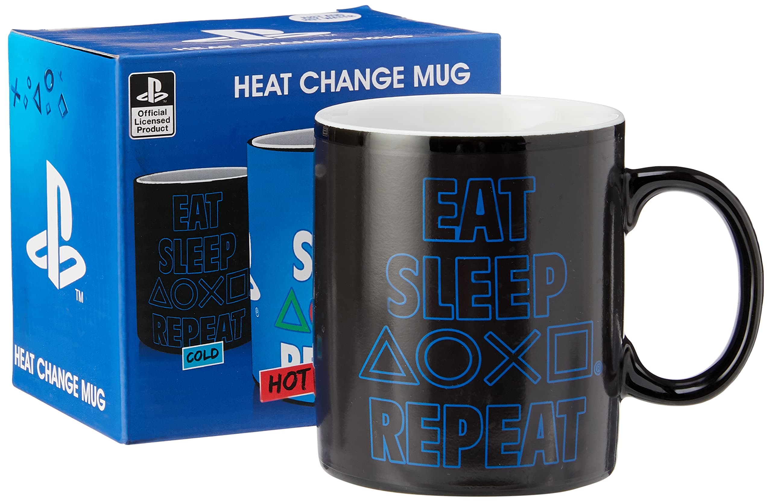 Чаша ABYSTYLE PLAYSTATION Mug Heat Change Eat Sleep Repeat