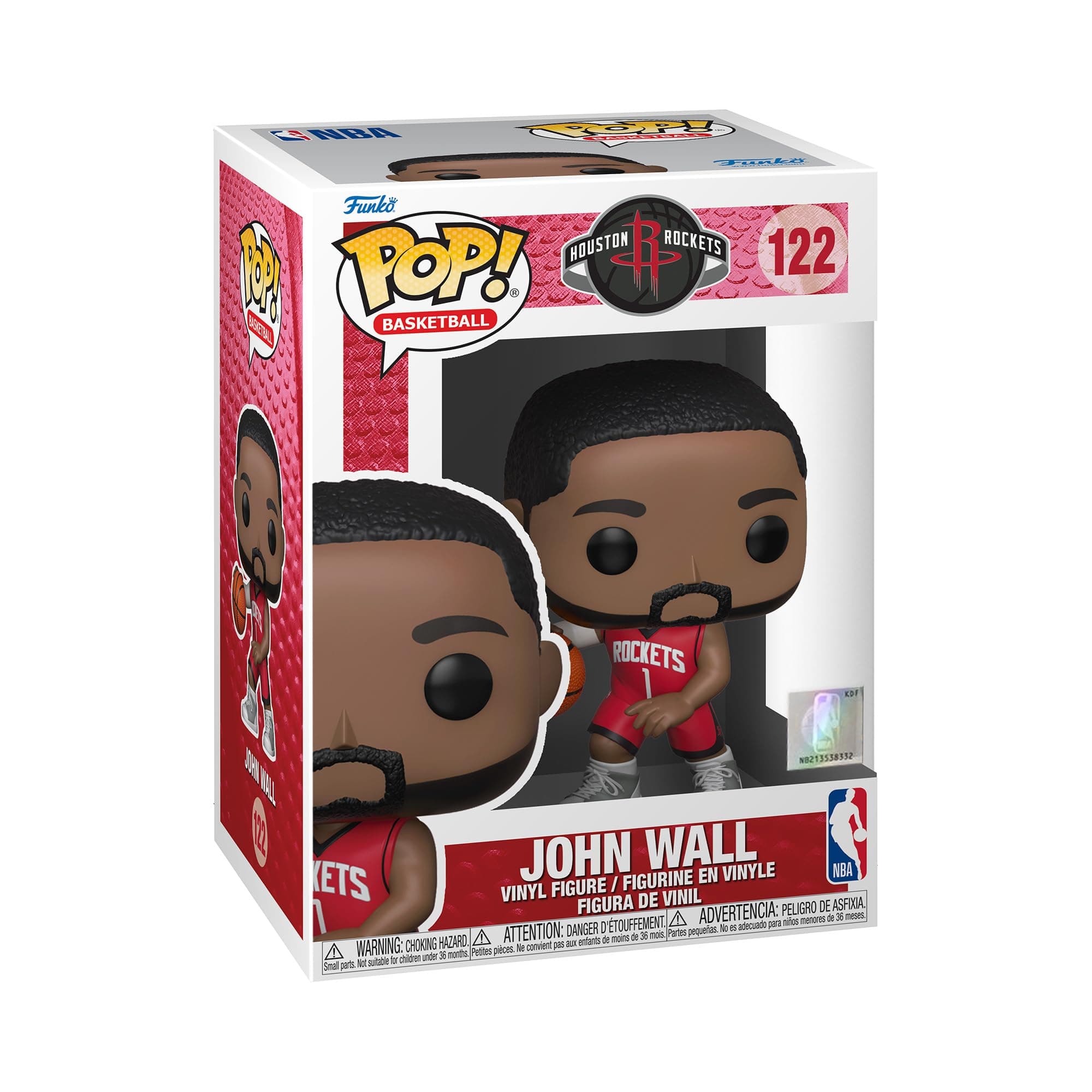 Фигурка Funko POP! Basketball NBA: Rockets - John Wall (Red Jersey) #122