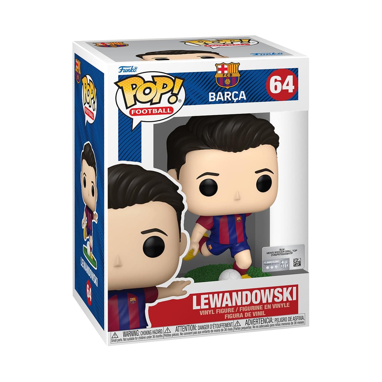 Фигурка Funko Pop! Football: Barcelona - Lewandowski #64