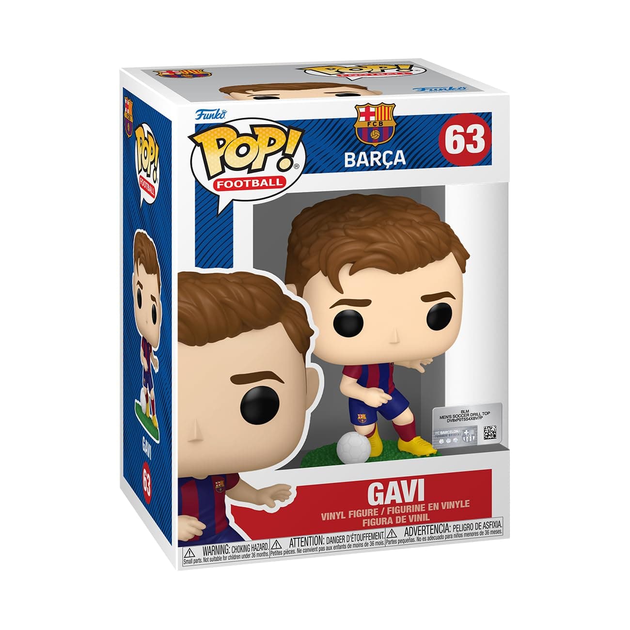 Фигурка Funko Pop! Football: Barcelona - Gavi #63